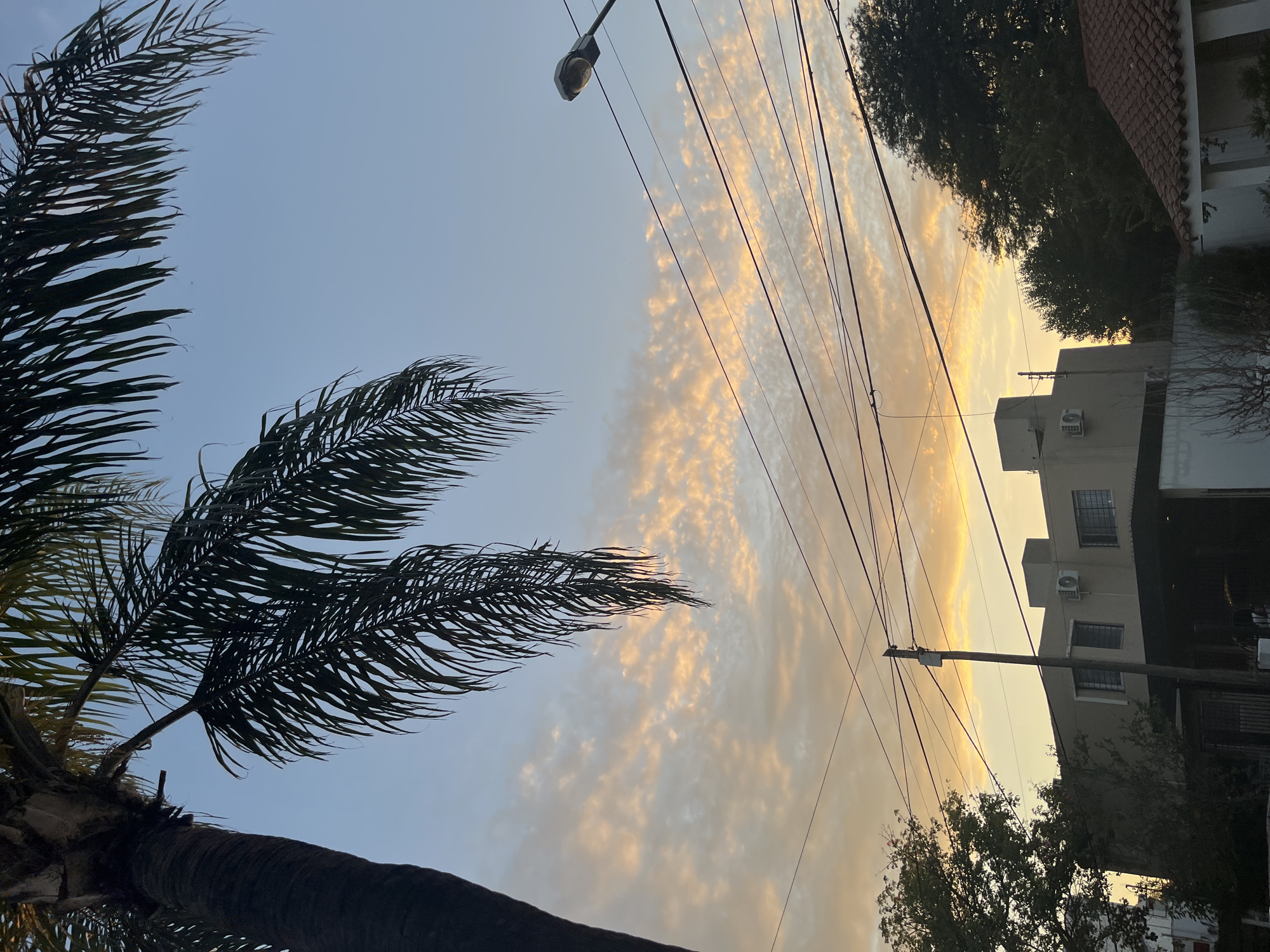 Sunrise or sunset sky photographed in Cordoba, Argentina