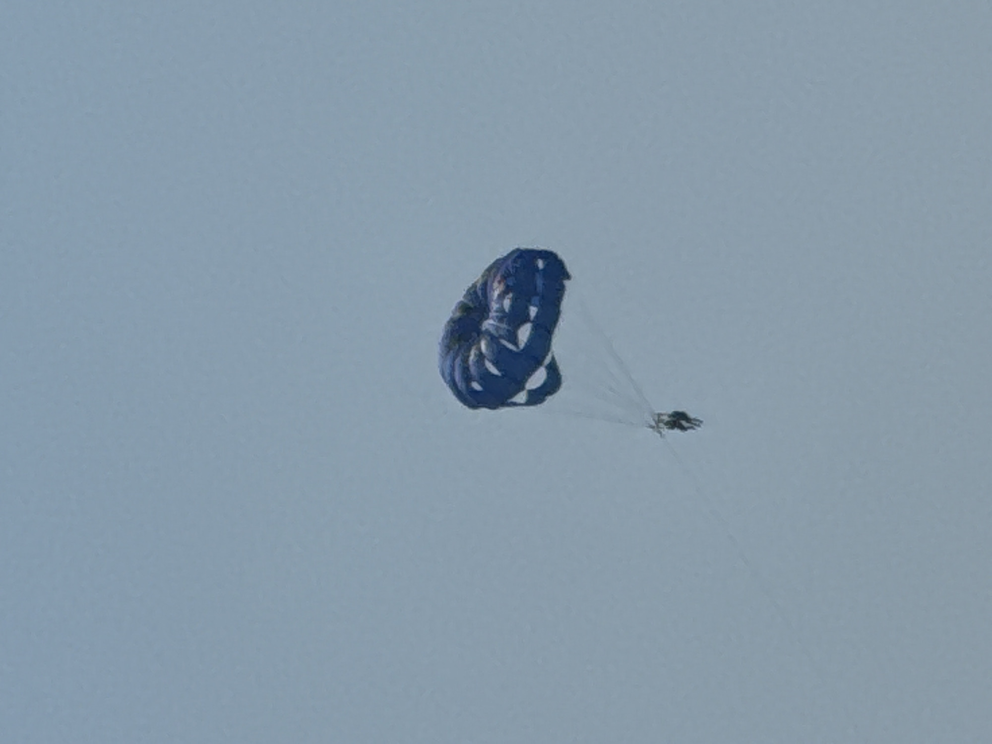 Parasailing and packed sand on the Black Sea coast