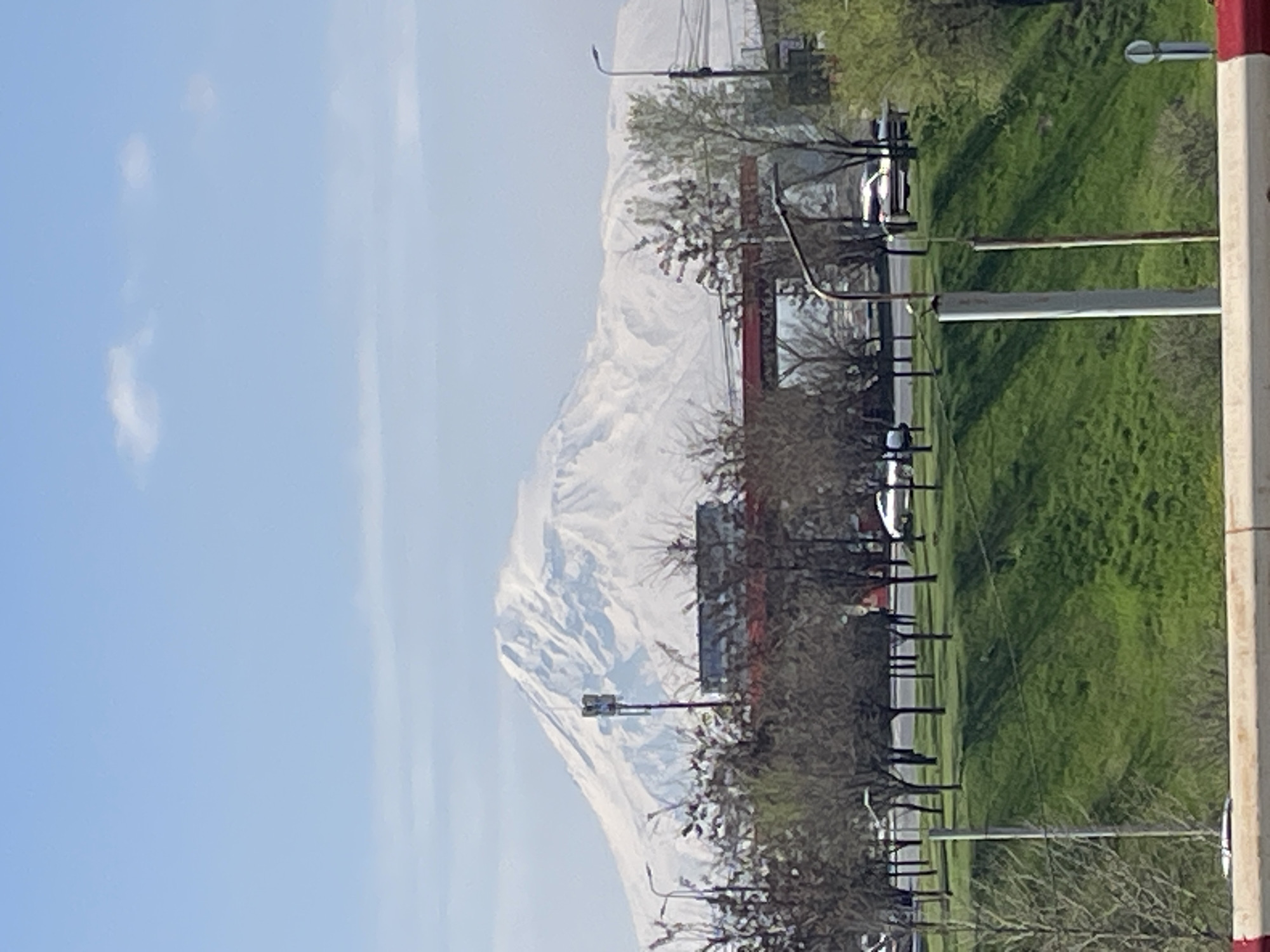 Spring morning scenes documented across Yerevan with Mount Ararat backdrop