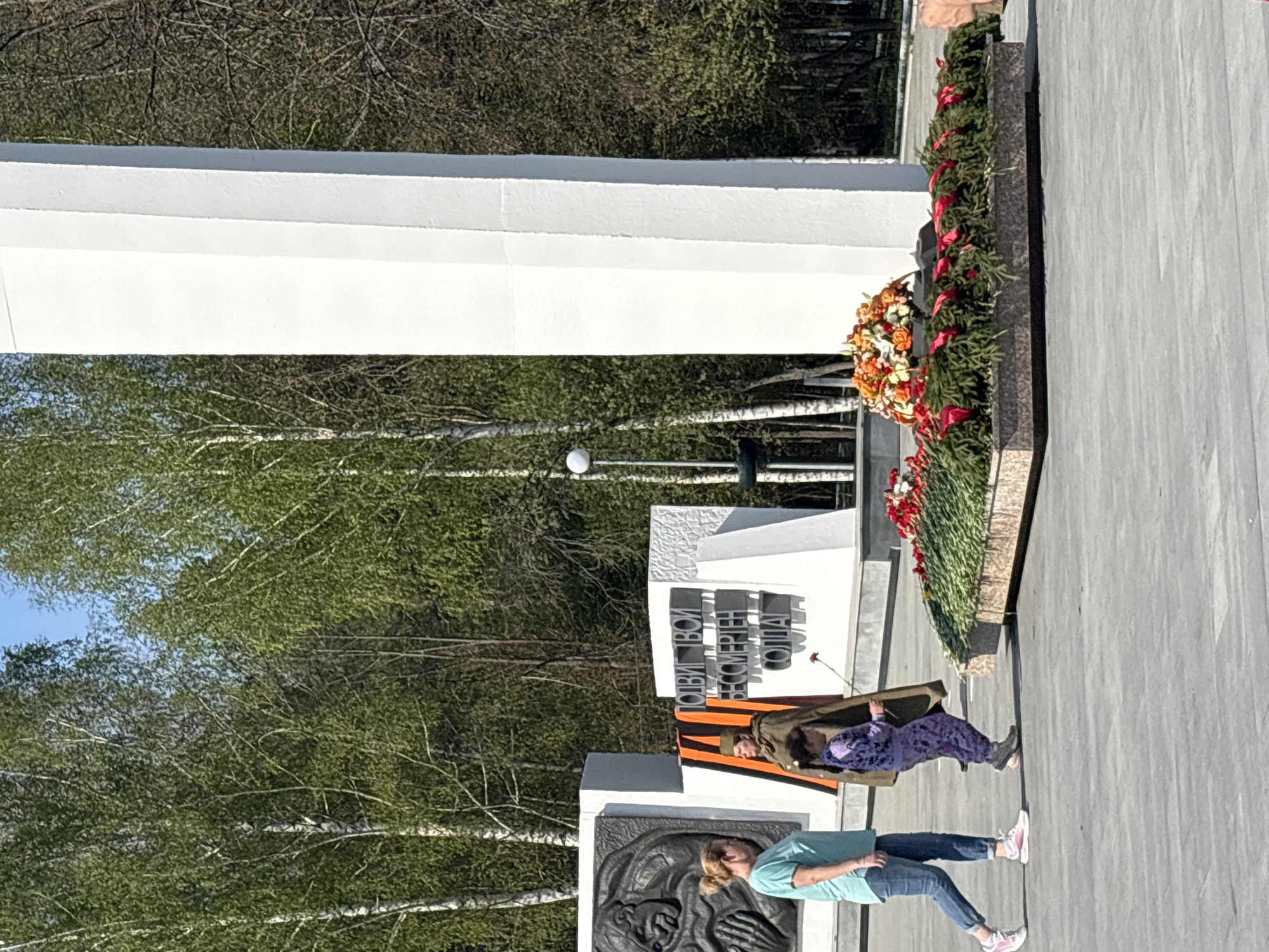 Memorial Day observances documented at WWII monument in Chaikovsky, Russia
