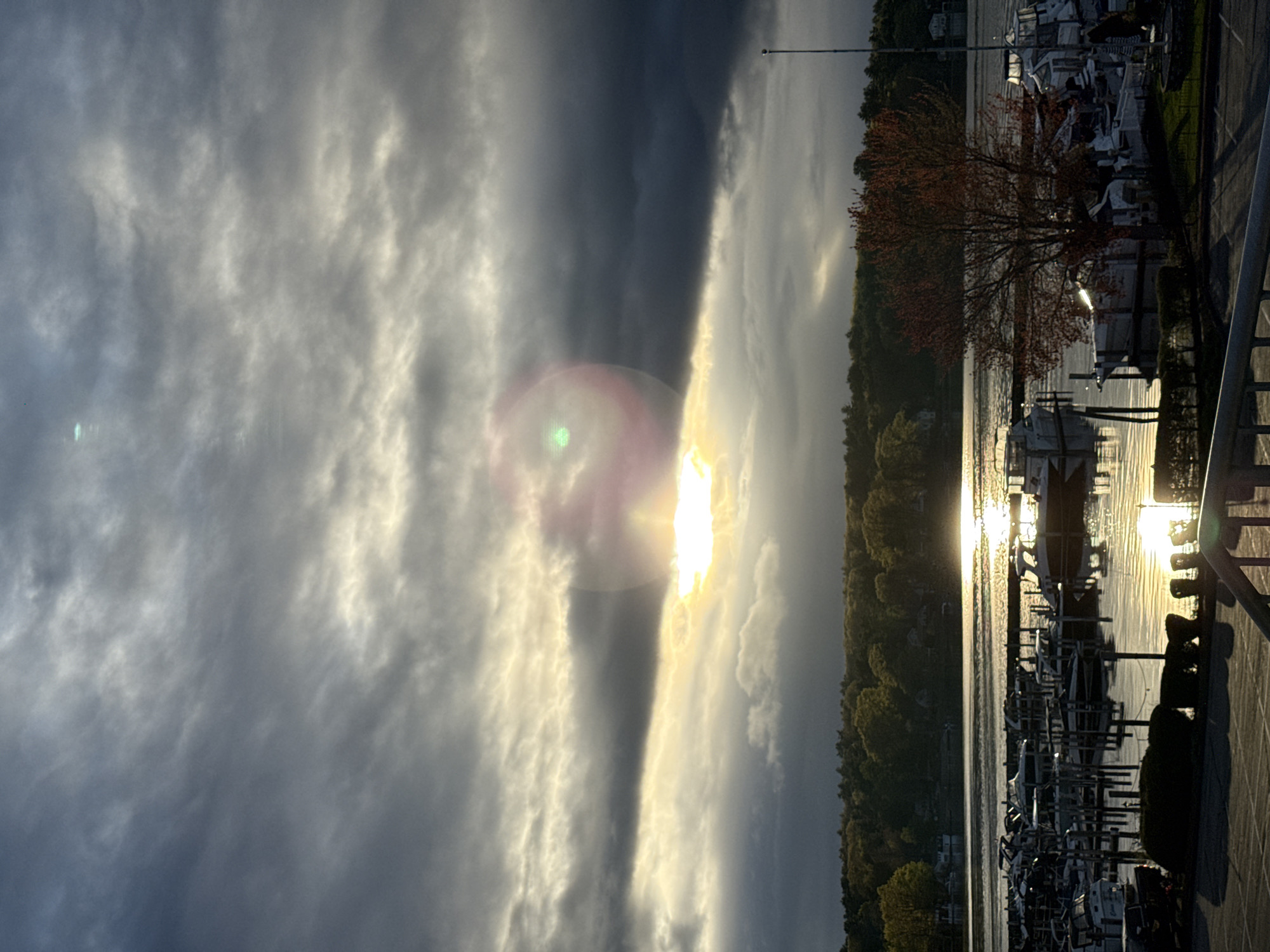 Evening lakeside dining and marina visit documented in Laconia