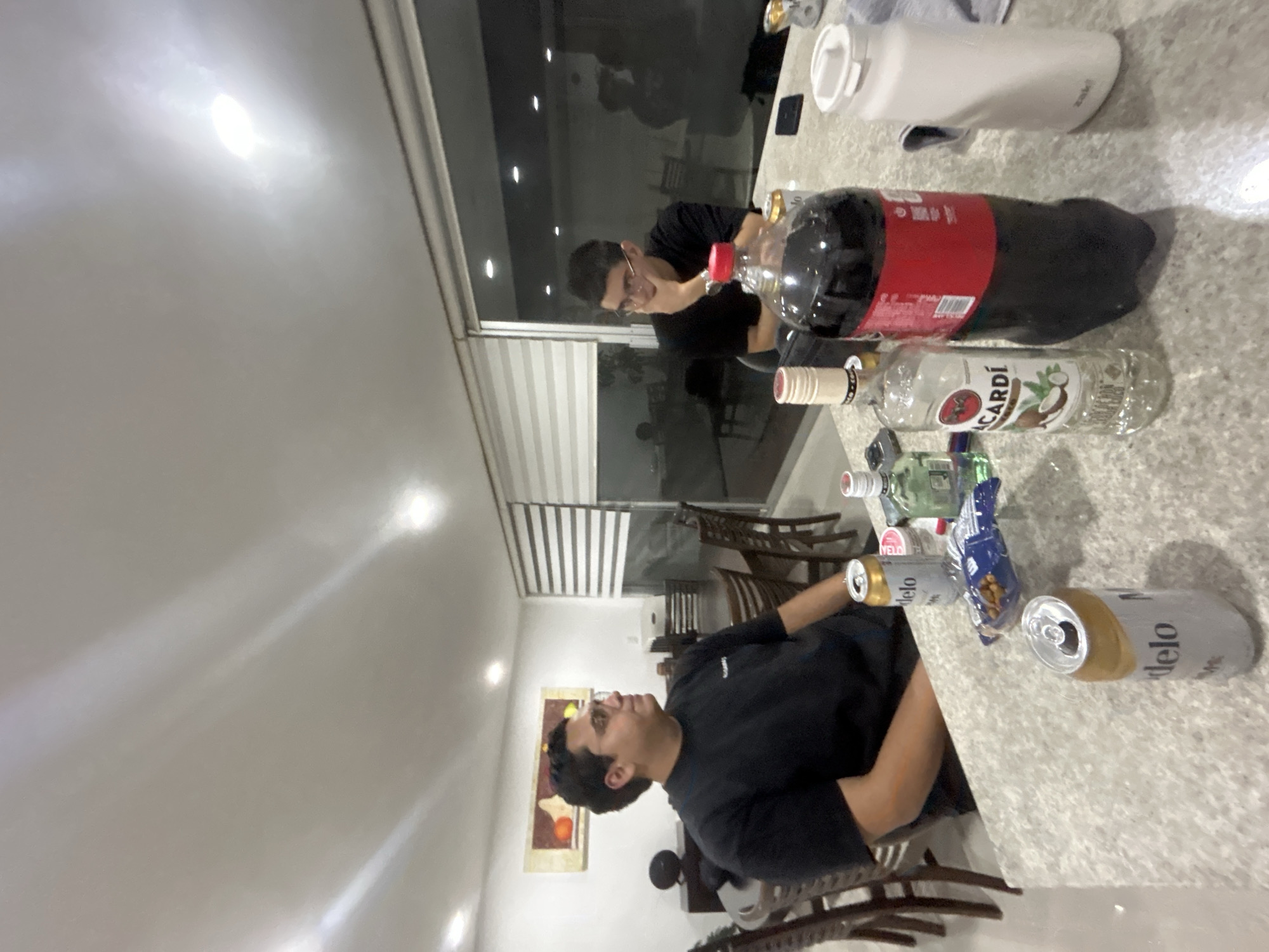 Late-night social gathering observed in Santa Clara Ocoyucan, Mexico