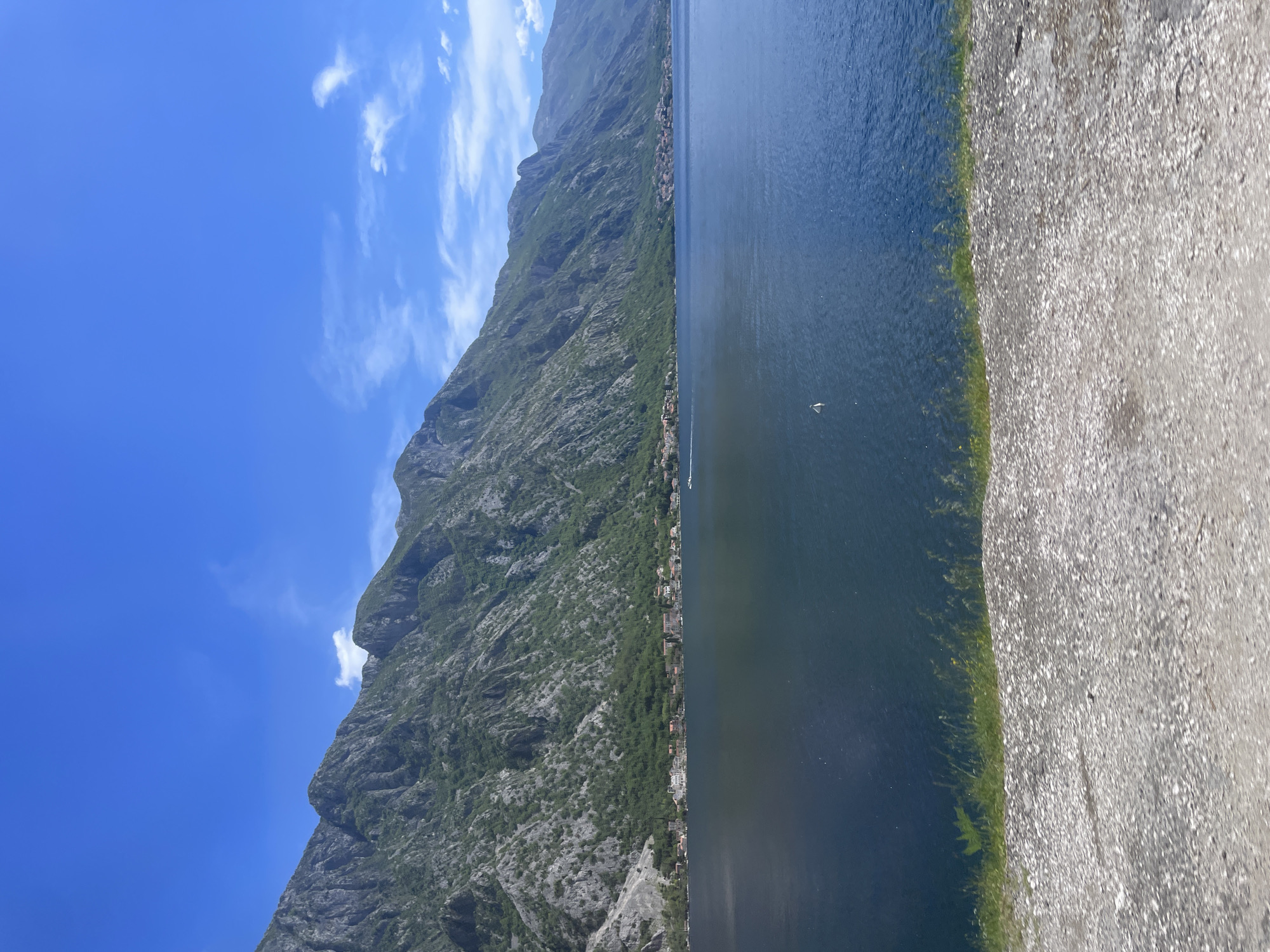 Scenic mountain bay views documented in Montenegro coastal village