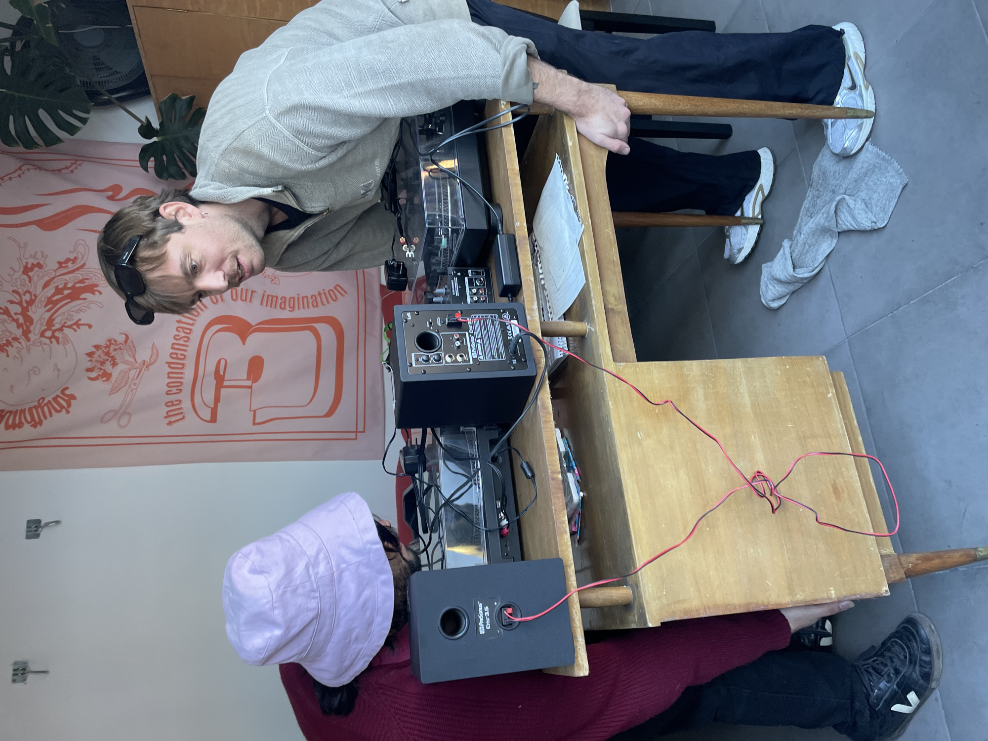 DJ equipment setup observed in Buenos Aires