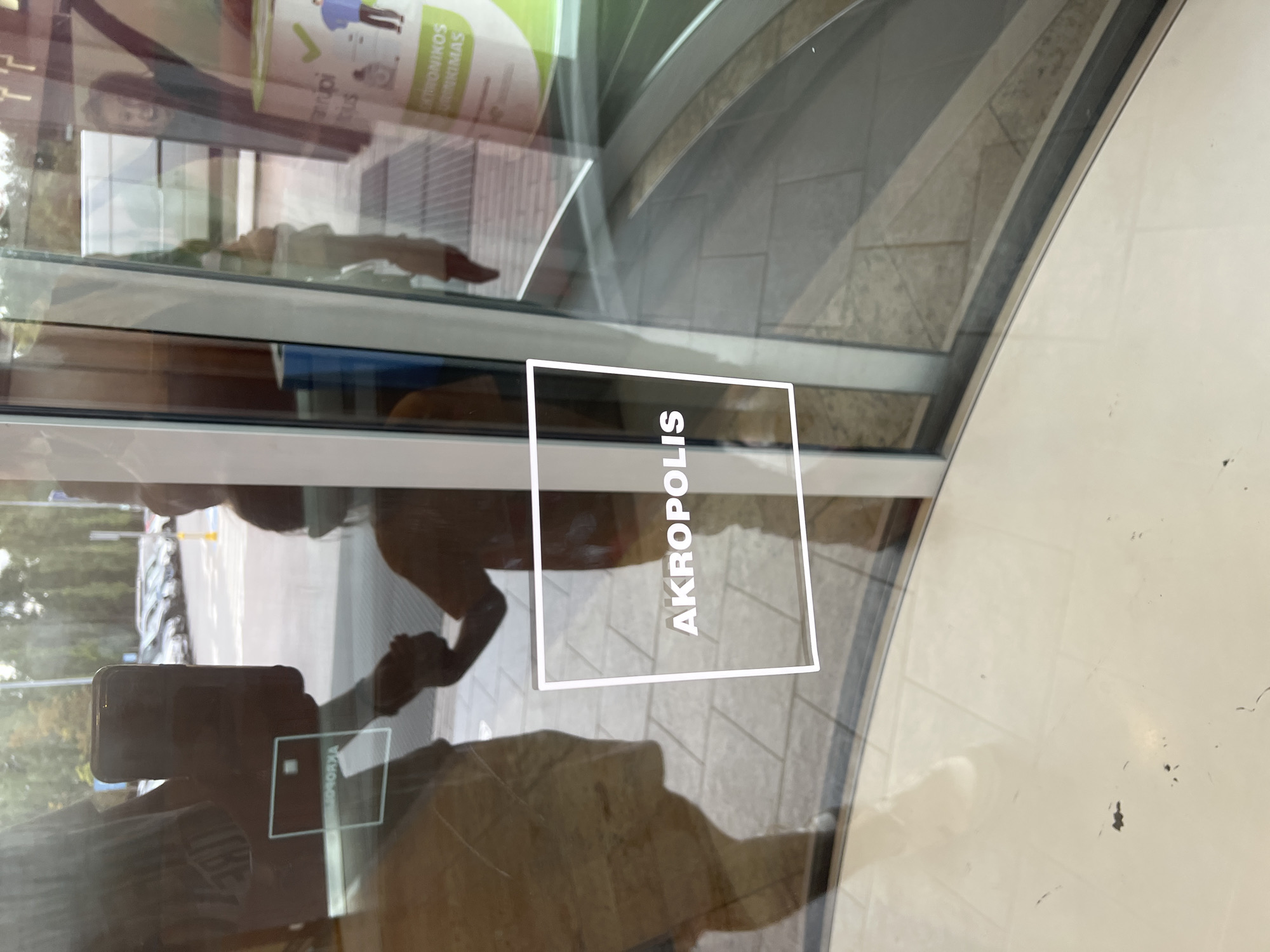 Morning visit to Akropolis mall in Vilnius