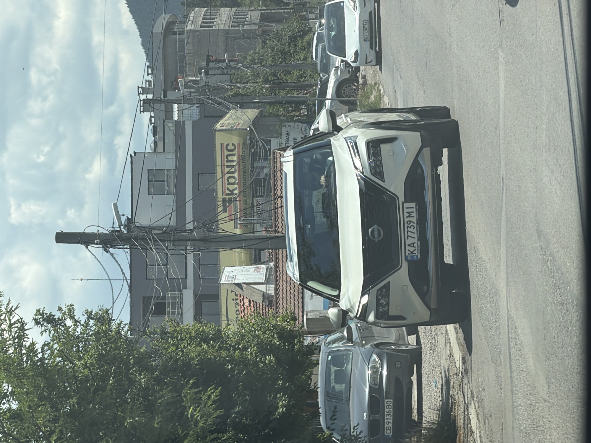 Mixed vehicle traffic observed across Sofia during morning hours