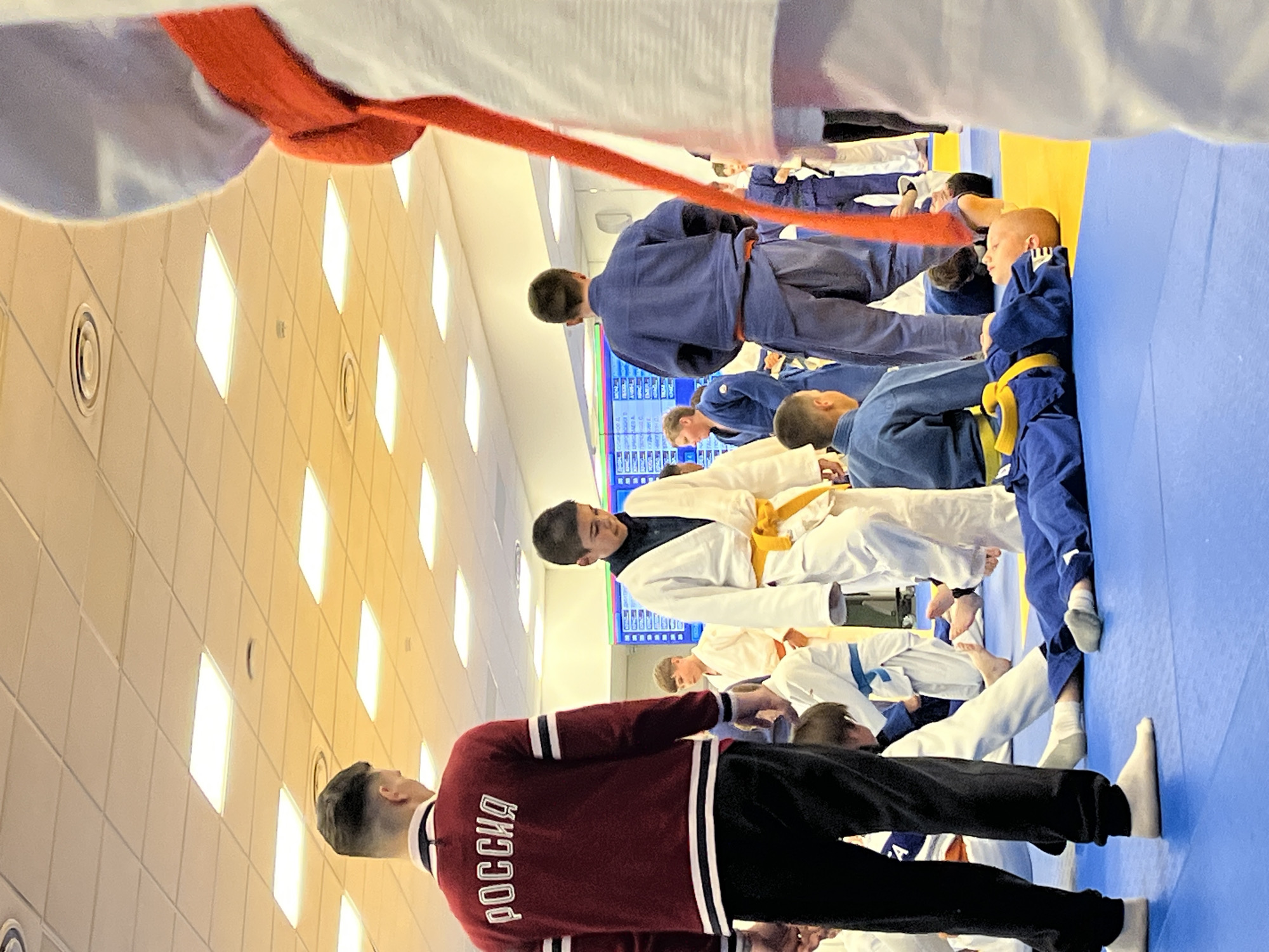 Late-night martial arts training session held in Krasnoyarsk facility