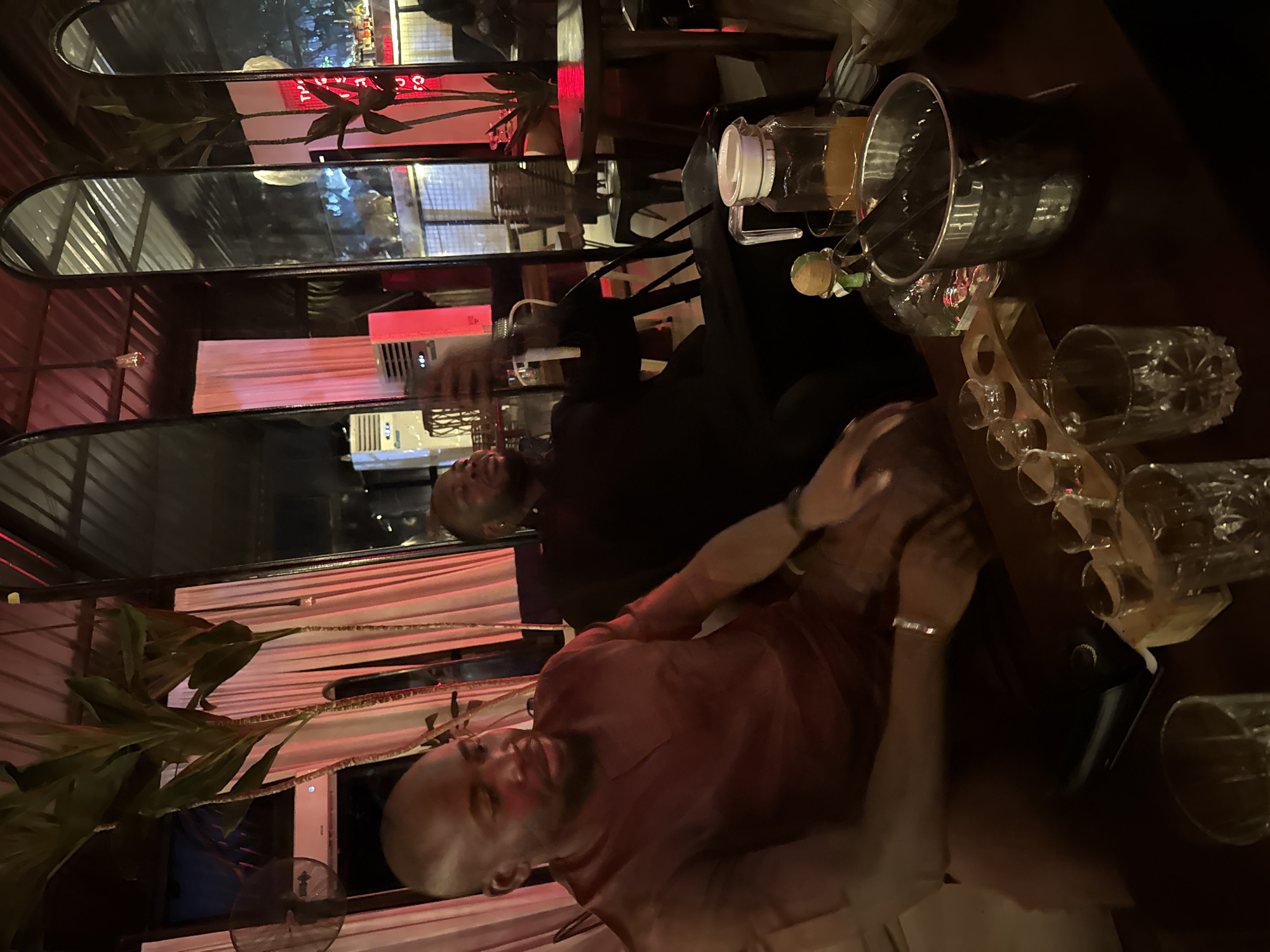 Evening social gathering documented at Abuja lounge