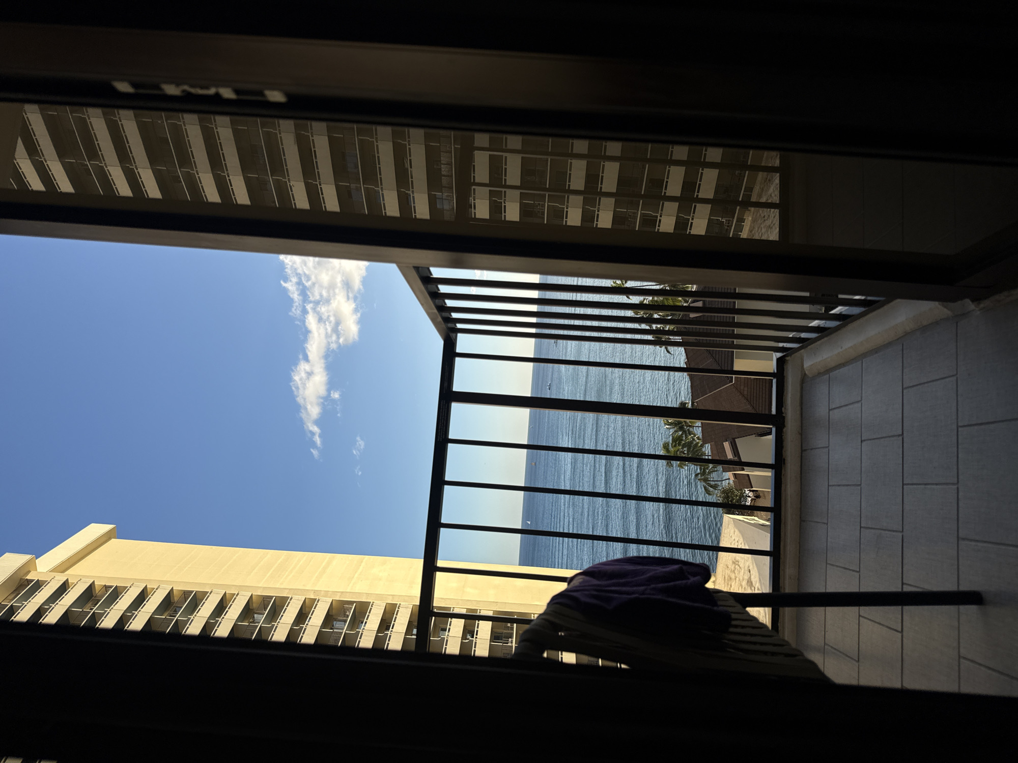 Early morning personal moments captured from Honolulu balcony