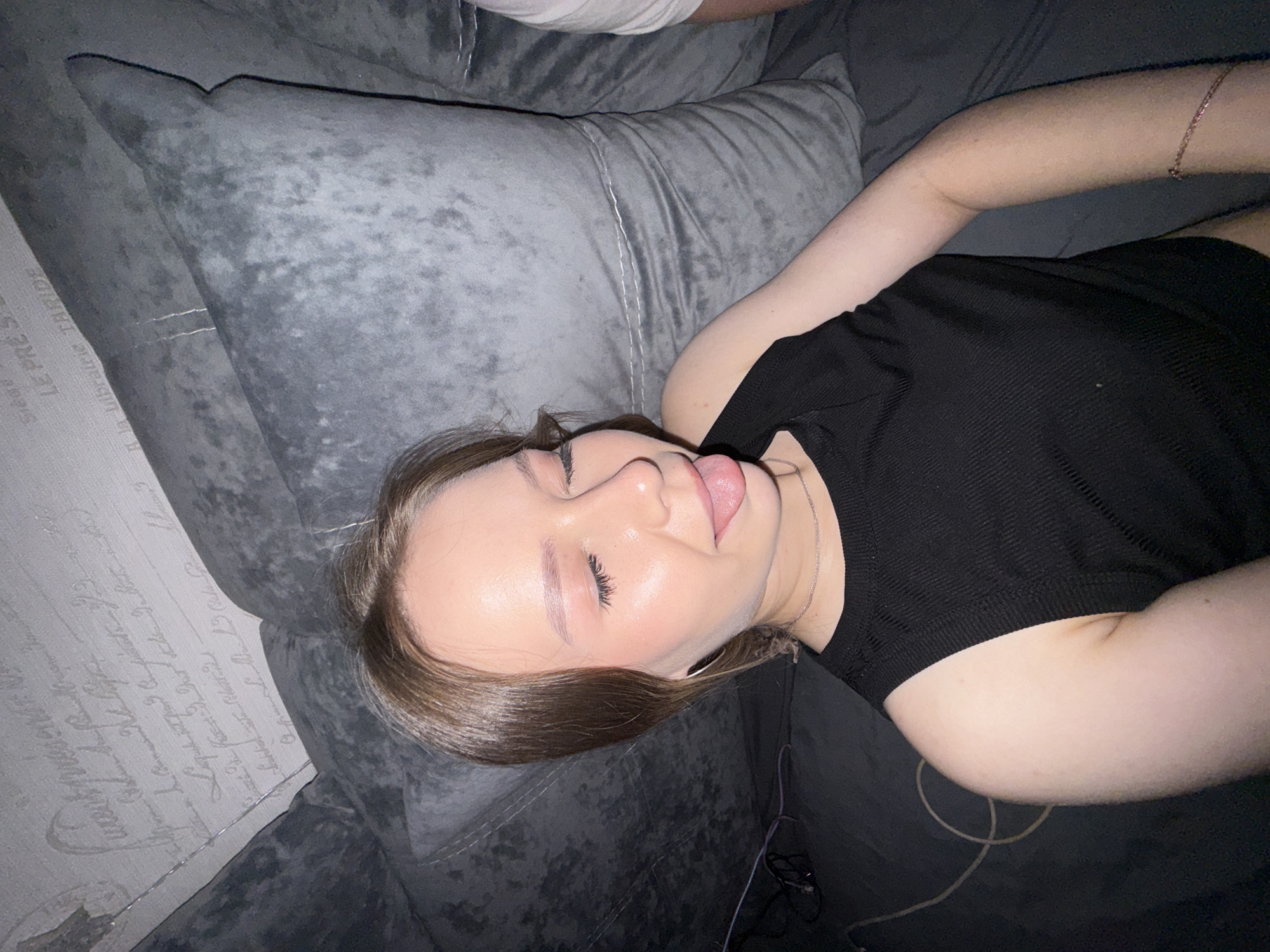 Low-key evening hangout on a sofa in Chaikovsky