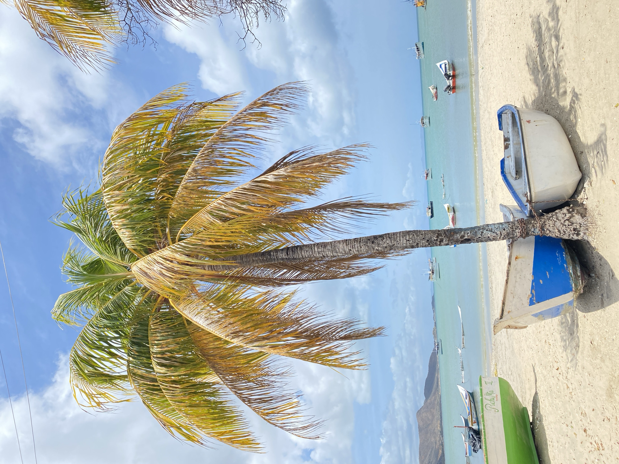 Beach scenes captured at Juan Griego, Venezuela coastline
