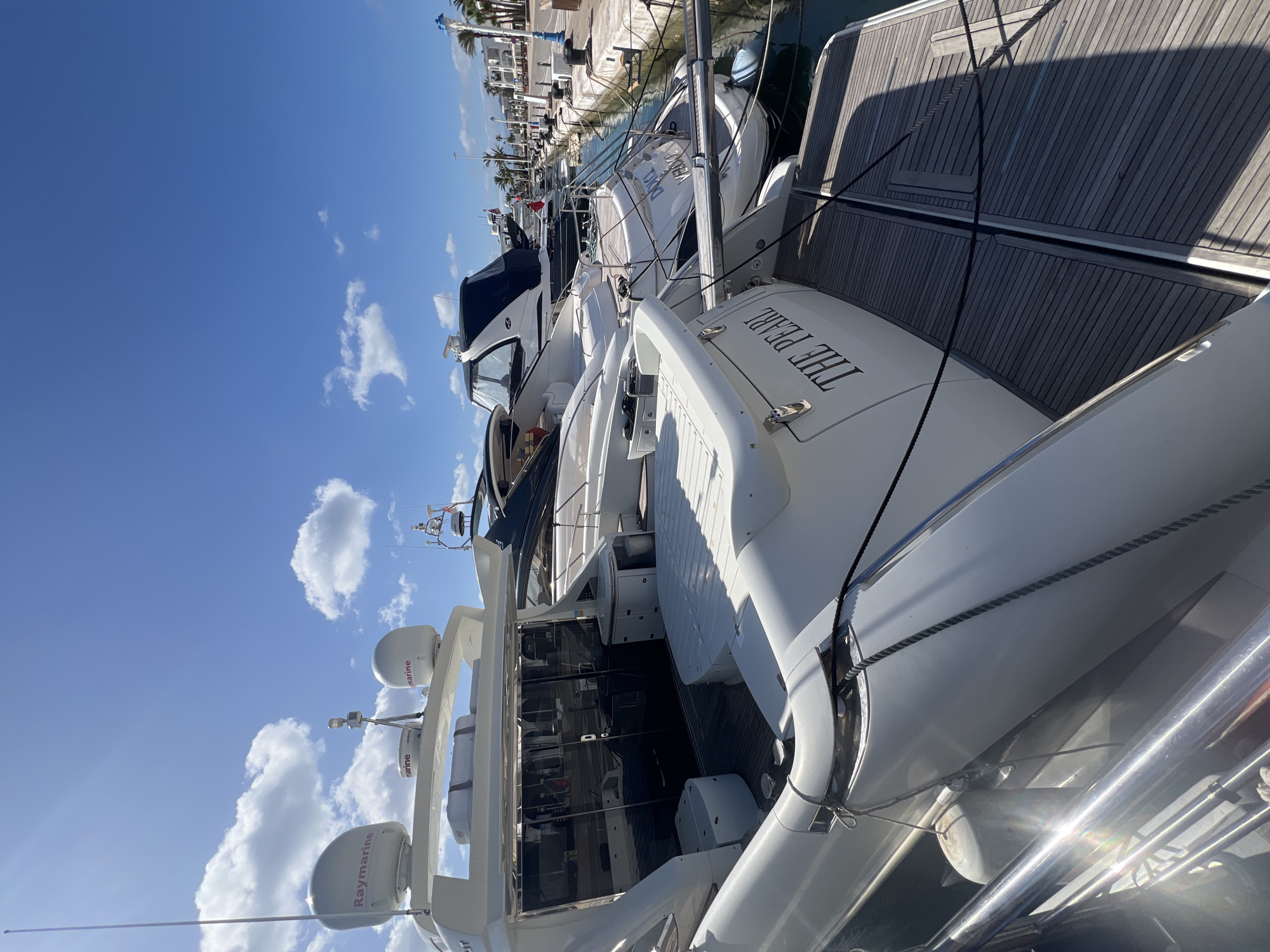 Luxury yacht 'The Pearl' documented at M'Diq marina