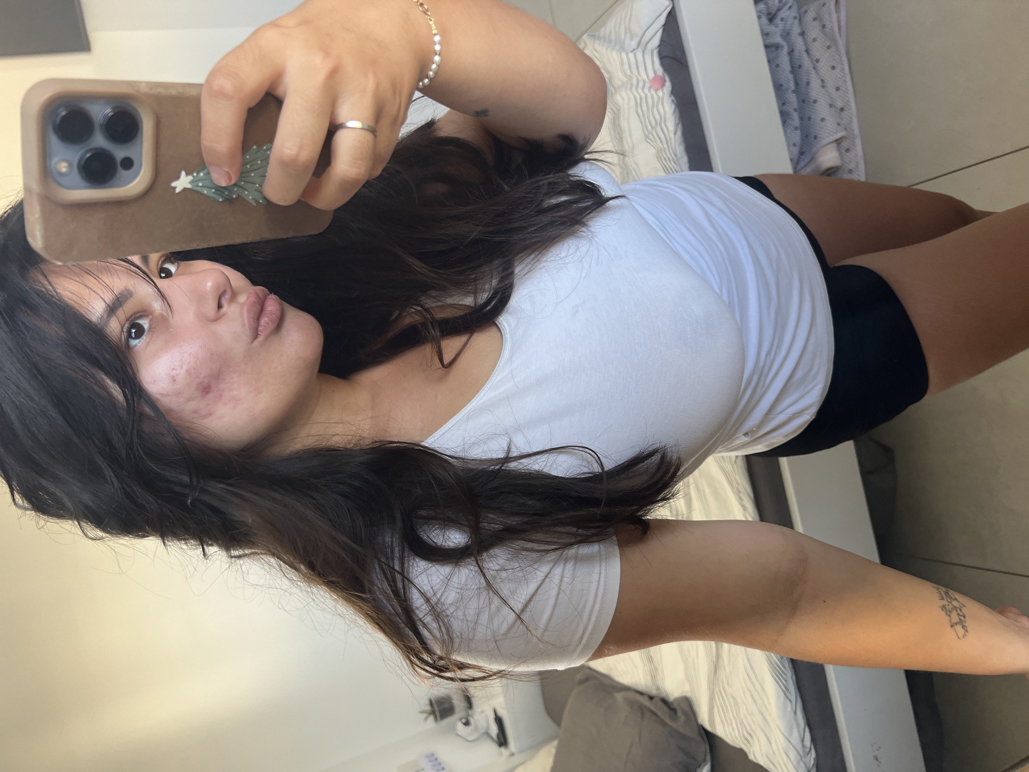Bedroom selfie session in Kiryat Bialik, Israel