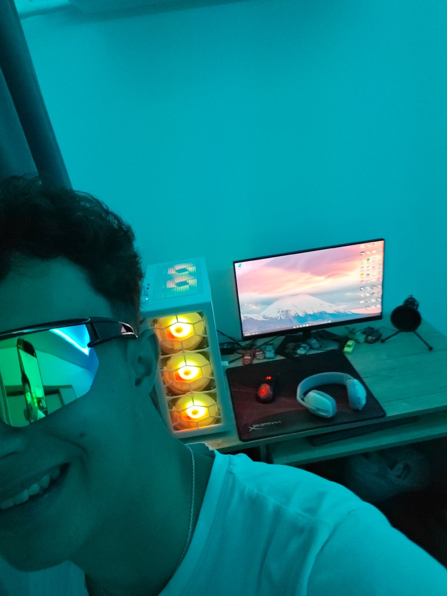Gaming room in Stara Zagora, lit in shifting colors
