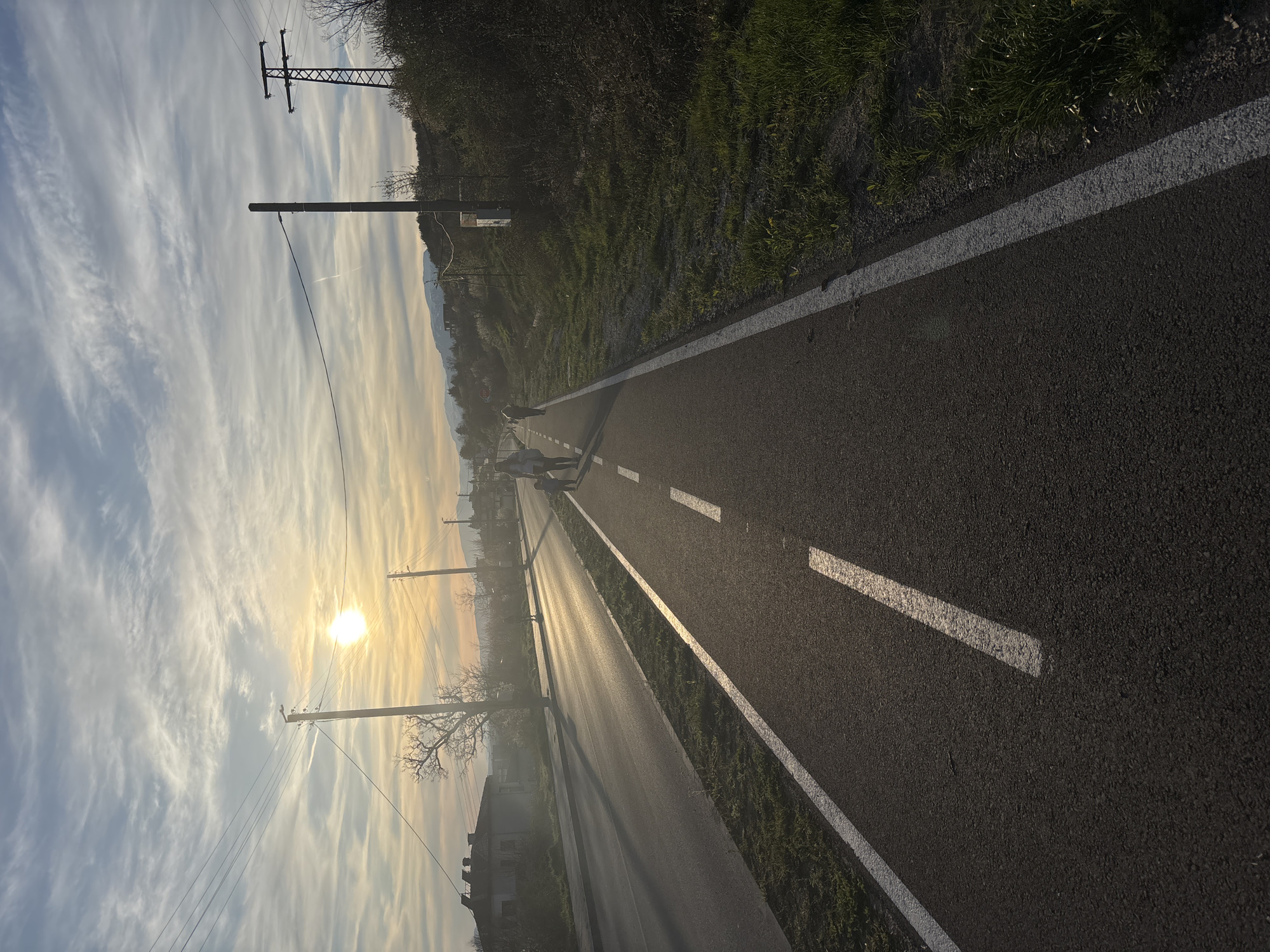 Witness Documents Standard Road Section with Lane Markings