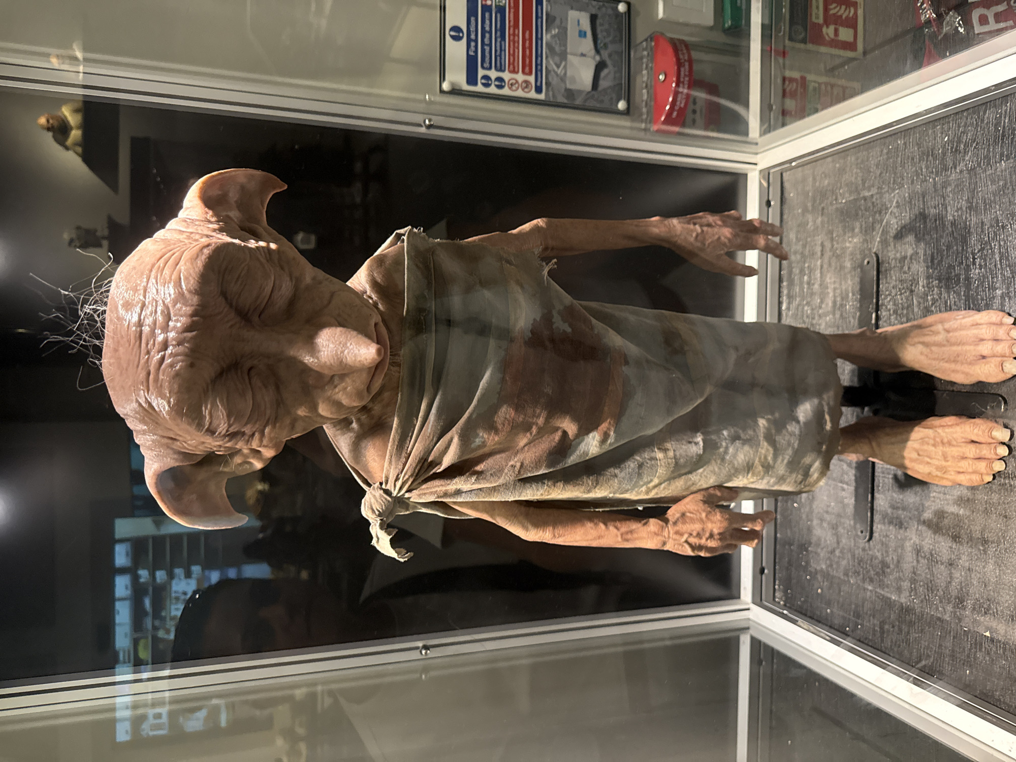 Walking through the Harry Potter studio tour in Leavesden