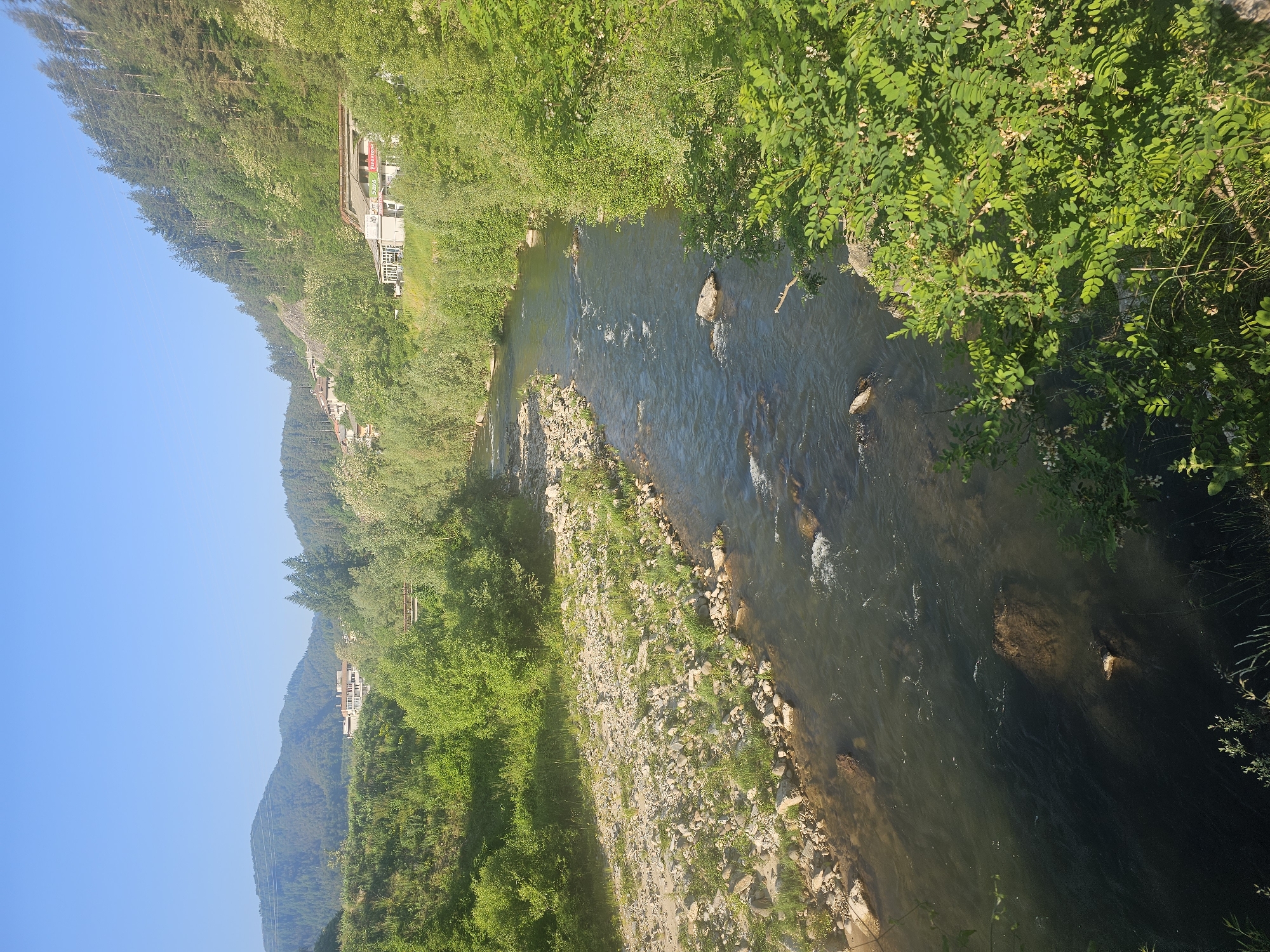 Rural landscape documented near Rudozem, Bulgaria at dawn