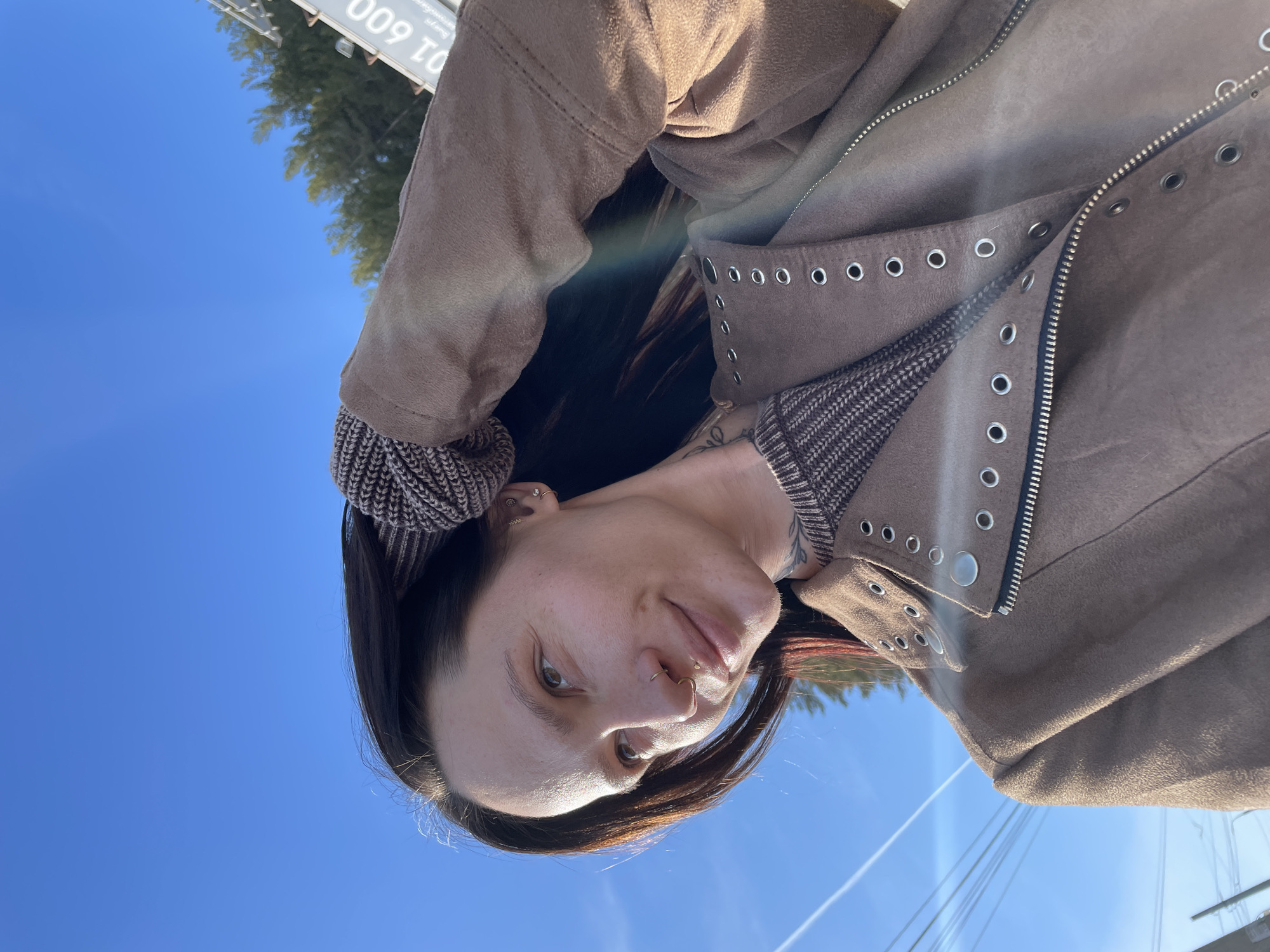 People take outdoor photos in spring Izhevsk