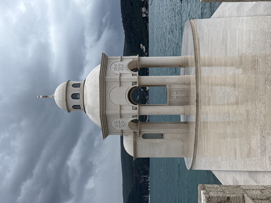 Tabby cat and sailboat scenes documented in coastal Montenegro