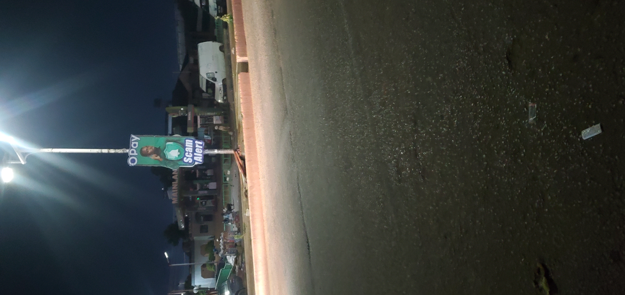 Nighttime street scenes documented in Jos-Gura Top area, Nigeria