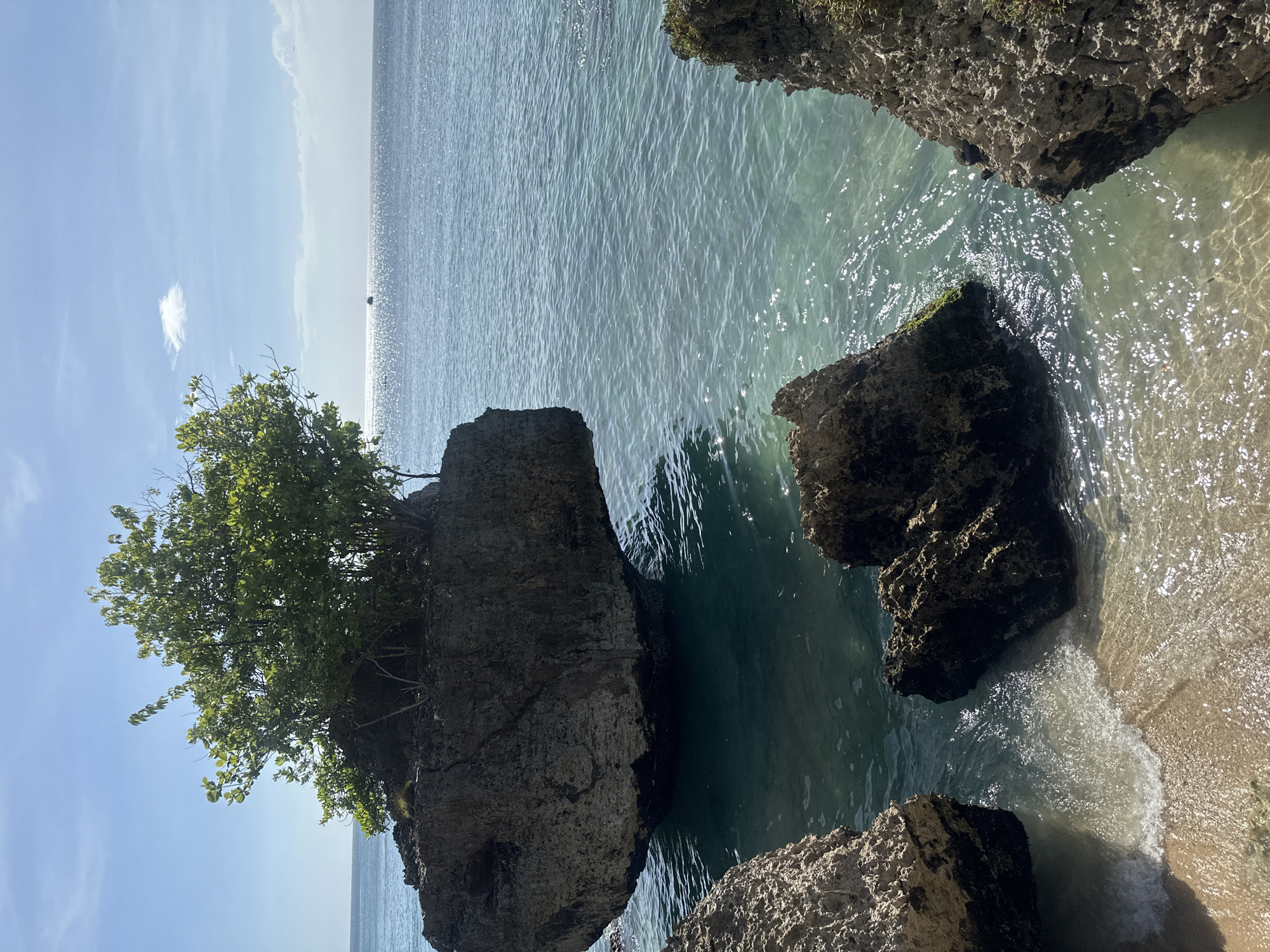 Morning beach visit documented in Kuta Selatan, Indonesia