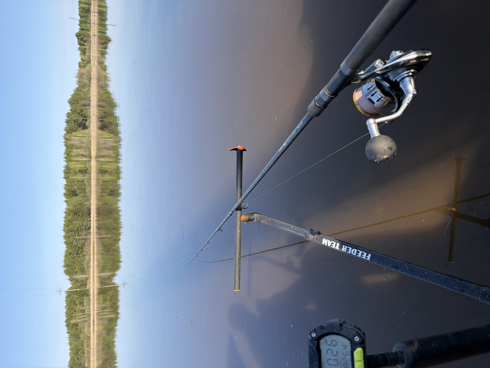 Early morning fishing session documented in Chaikovsky, Russia