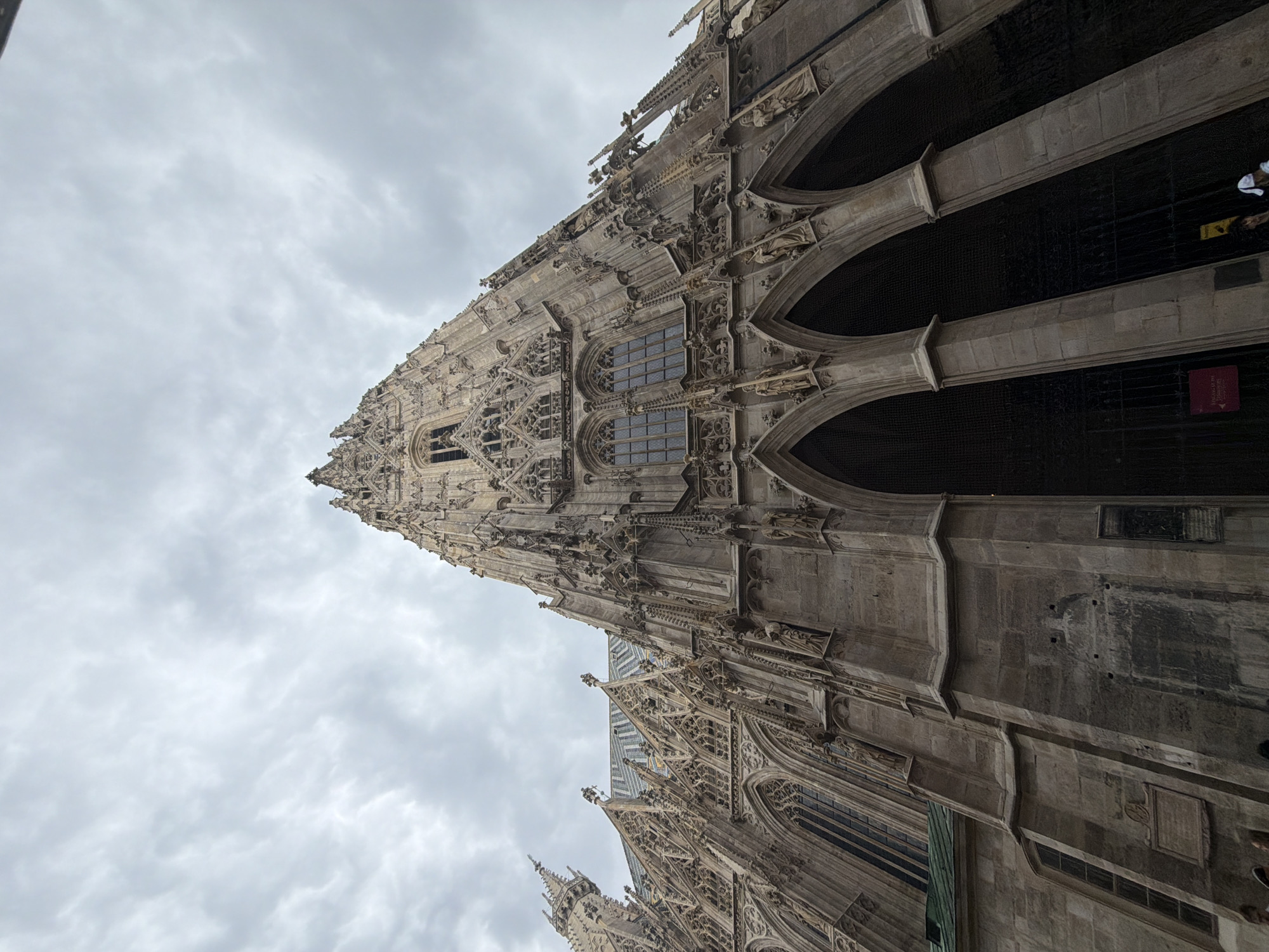 St. Stephen's Cathedral, Vienna, under a grey summer sky