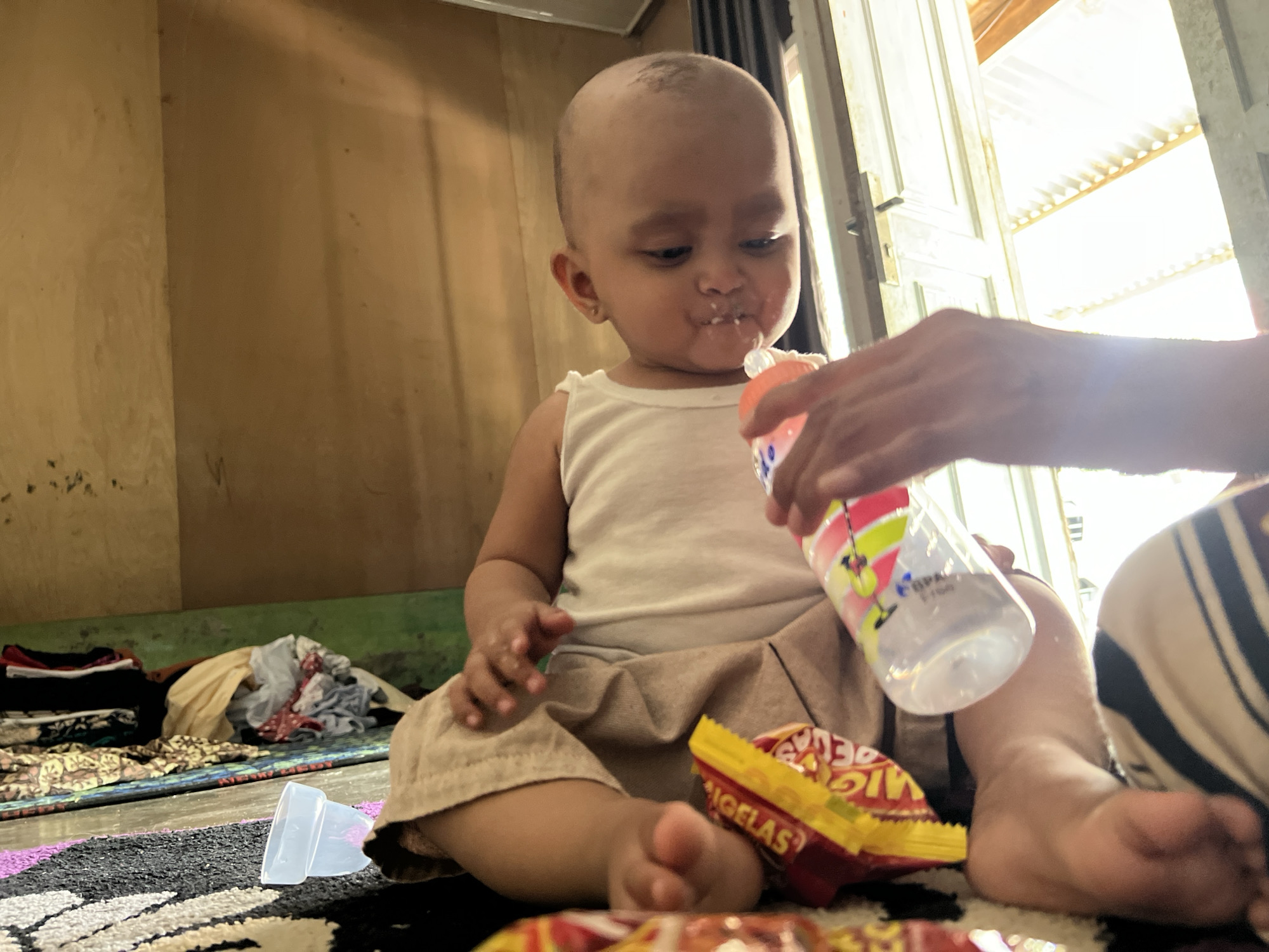 Family life moments in Lhokseumawe, Indonesia