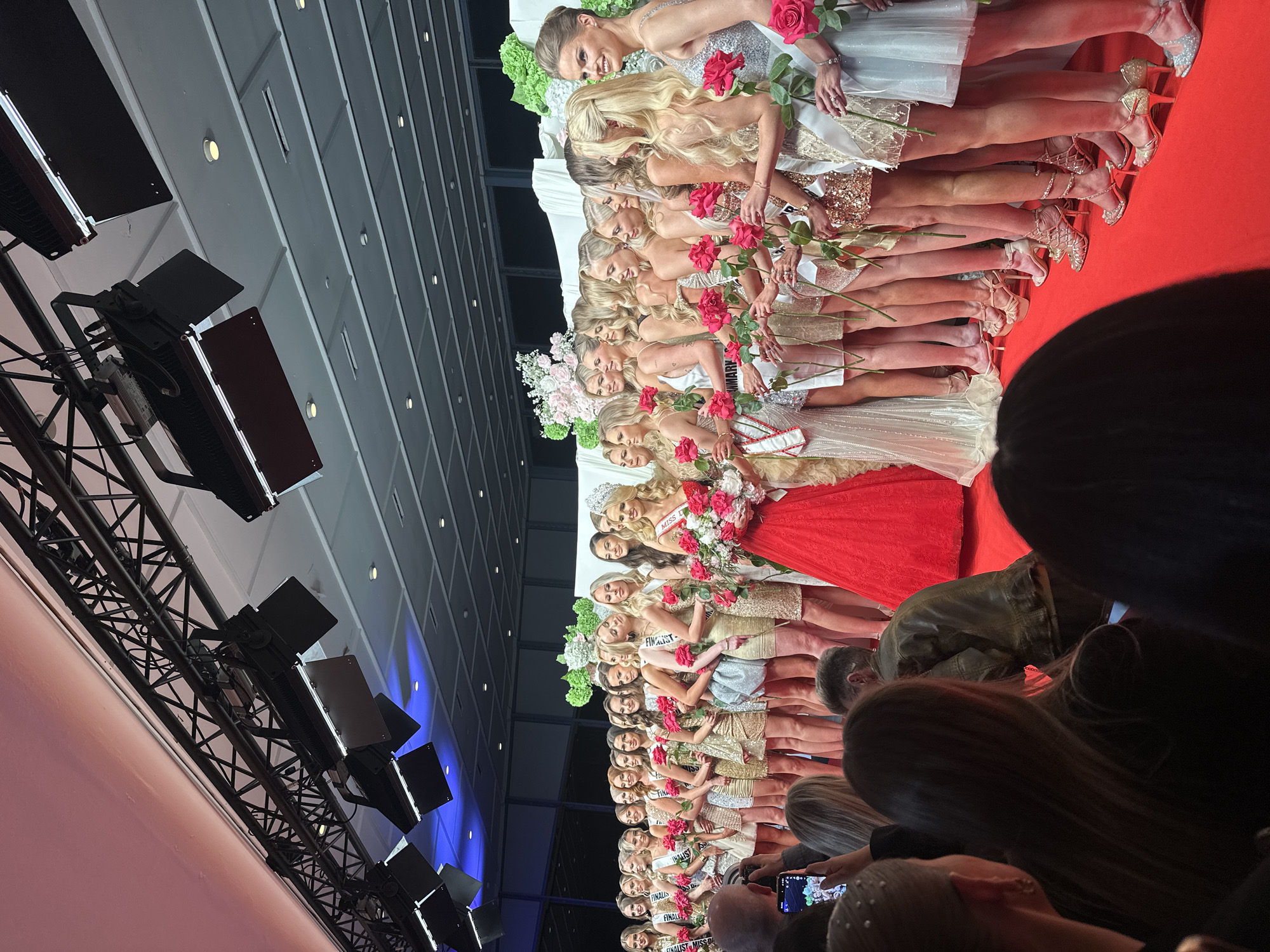 Beauty pageant contestants gather on red carpet in Denmark