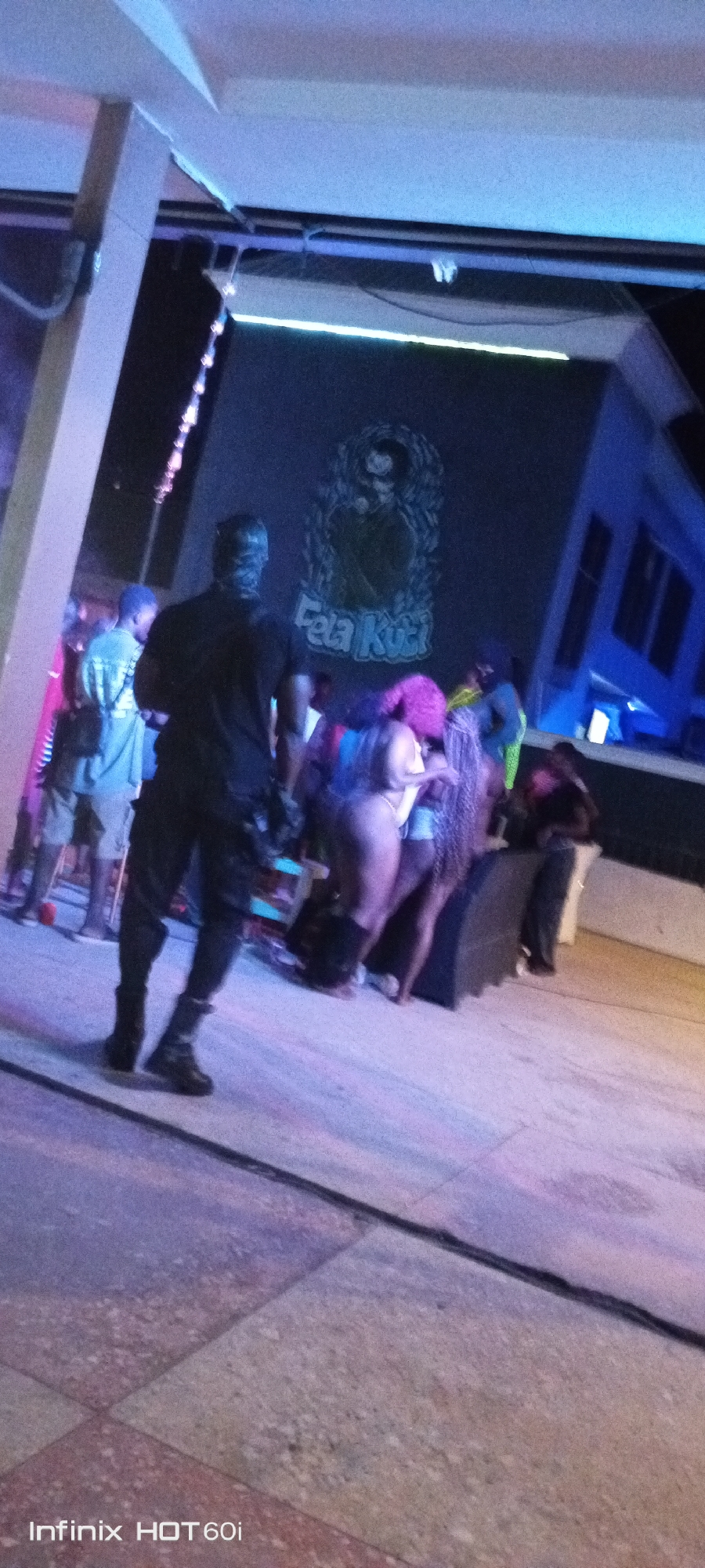 Nighttime entertainment event draws crowds in Adankolo Nigeria