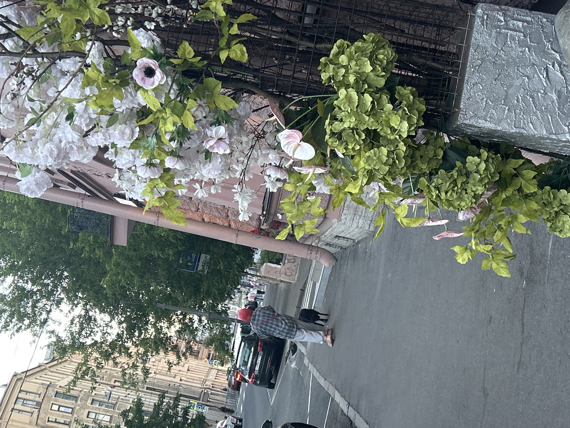 Evening stroll through ornate Eastern European city streets
