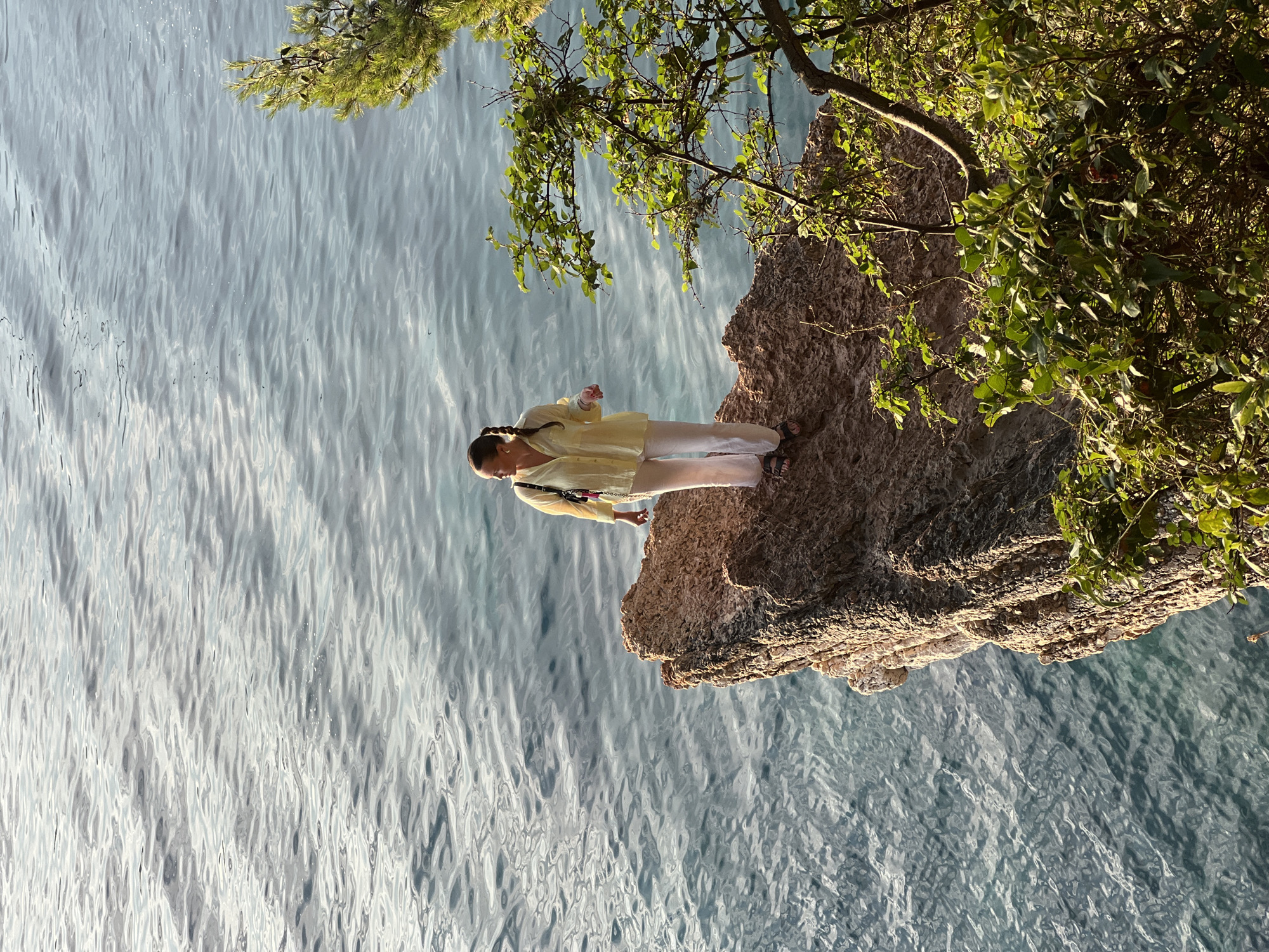 Overlooking the Adriatic from a rocky Kamenovo outcrop