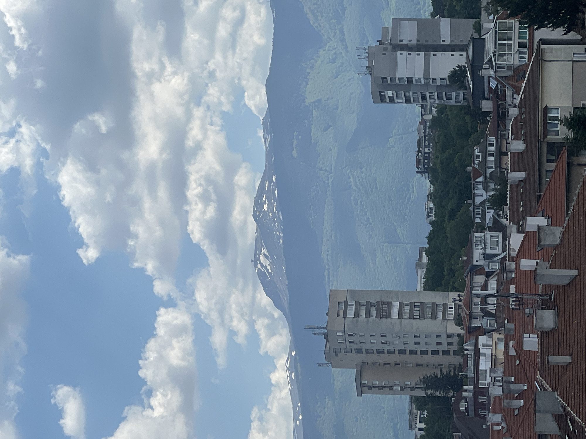 Witness documents Sofia cityscape with Vitosha Mountain backdrop