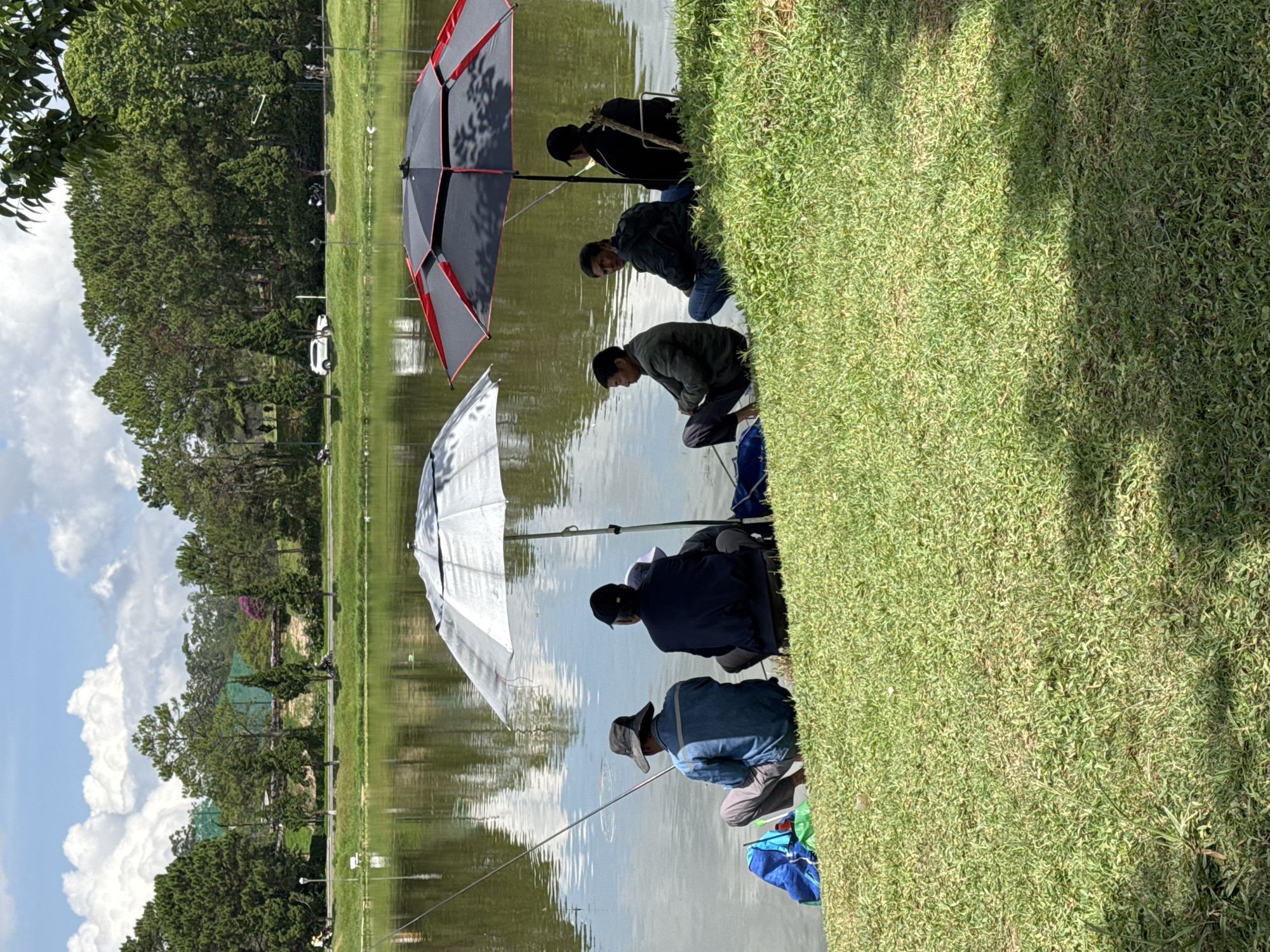 Early morning fishing scene captured at Da Lat lake