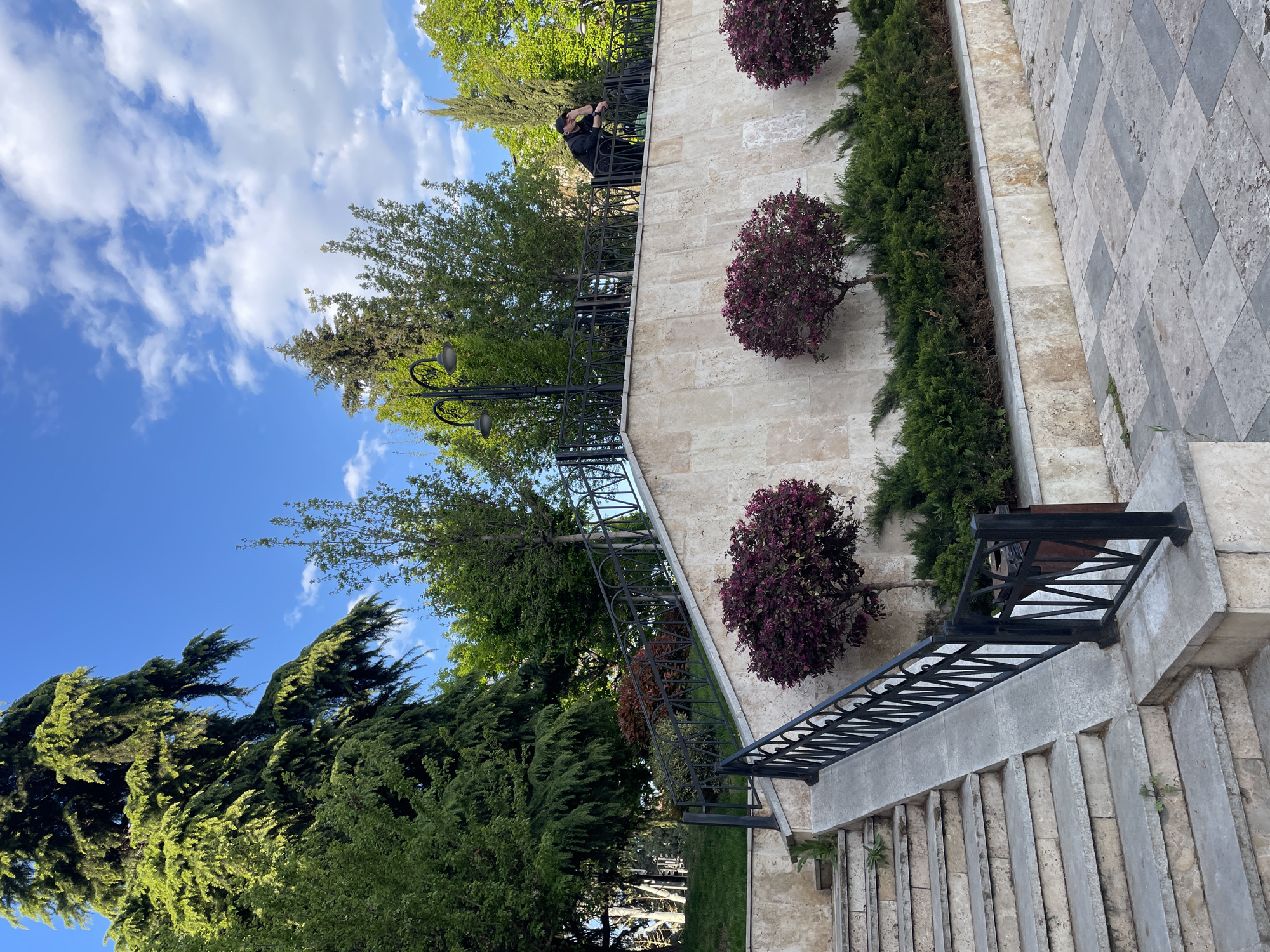 Witness documents casual afternoon stroll through Tbilisi's parks and overlooks