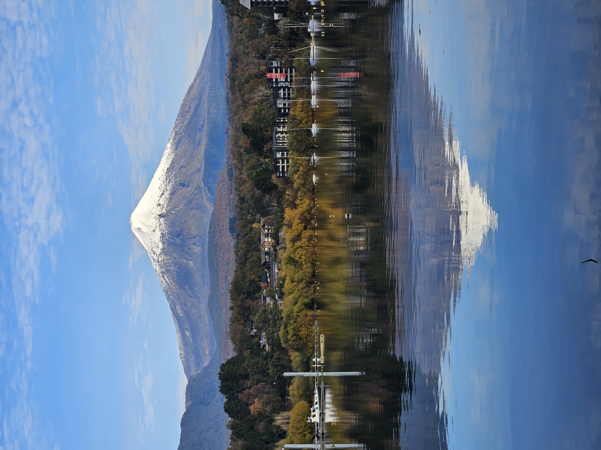 Evening lakefront scenes documented in Pucón, Chile tourist area