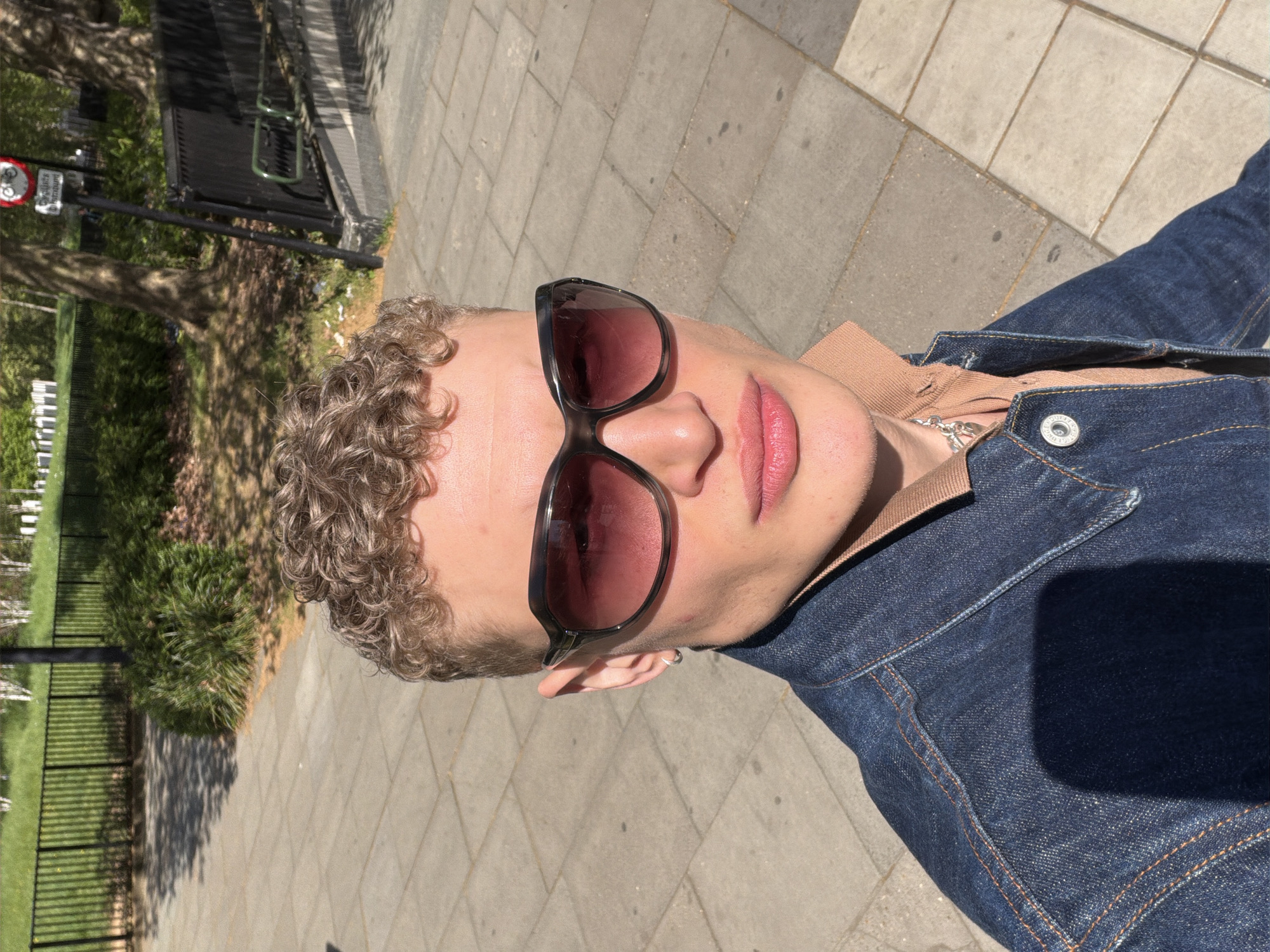Outdoor selfie portrait captured in London
