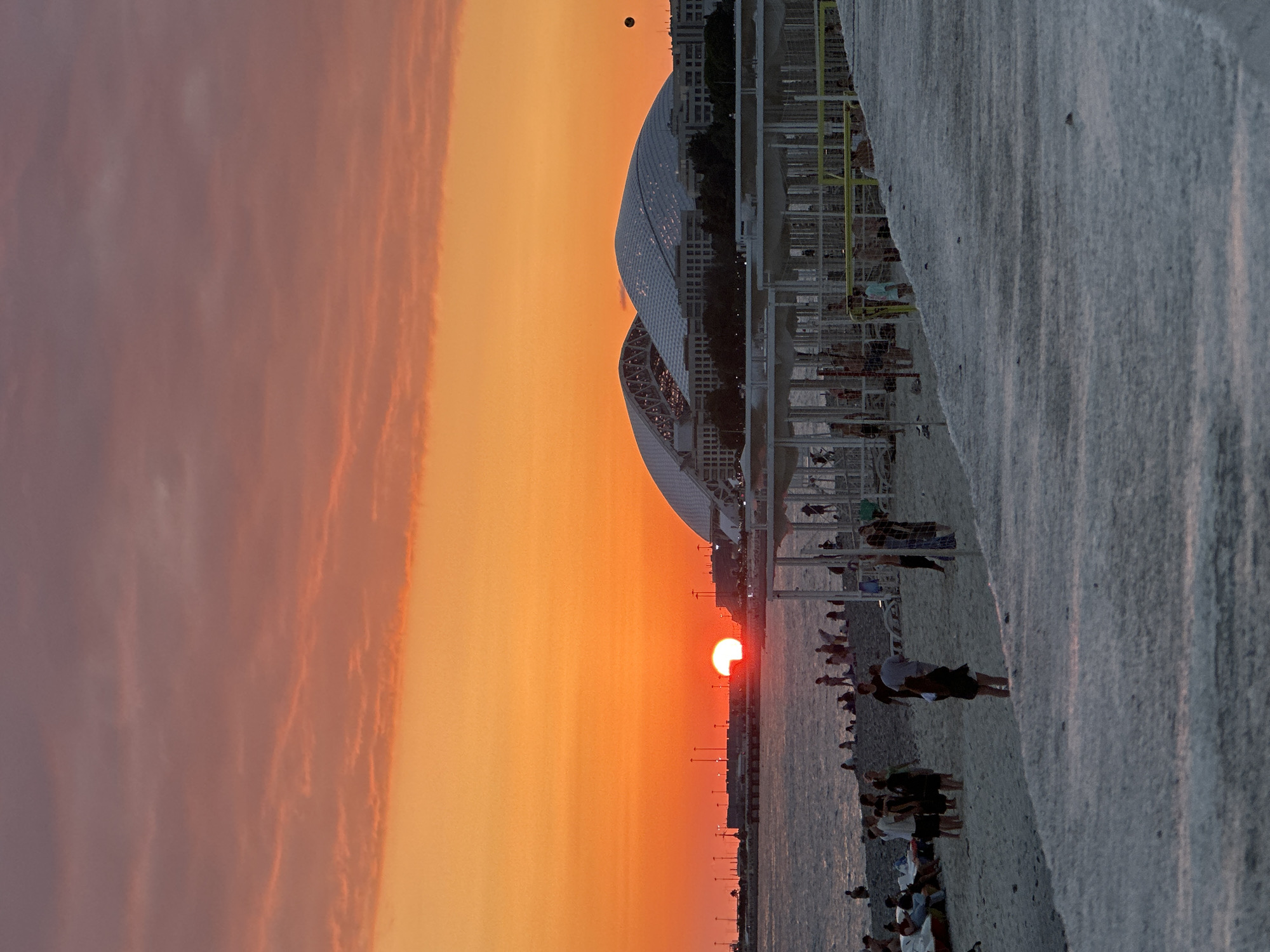 Sirius beachfront at golden hour, Black Sea coast