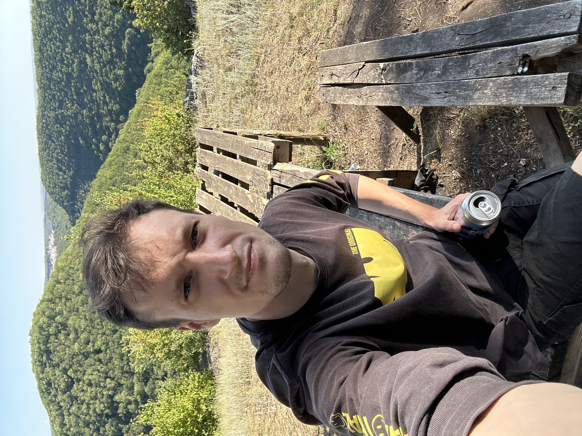 Afternoon stop at a rural Ukraine spot, selfies and parked SUV