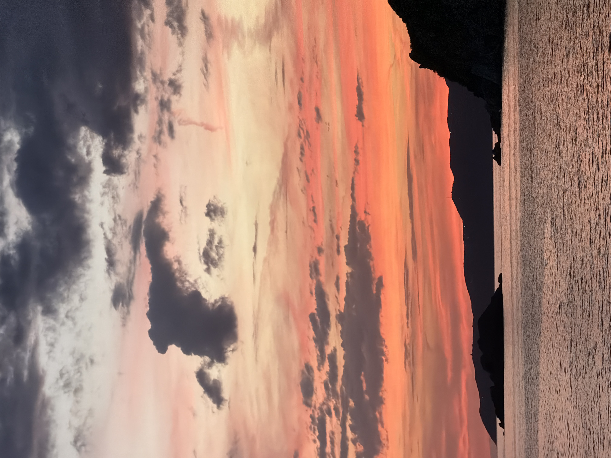 Sunset documented over Adriatic Sea at Perazića Do, Montenegro