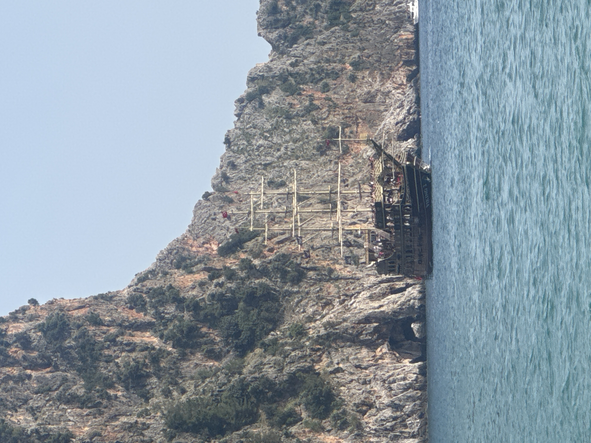 Tourist captures medieval castle, pirate ship, beach scenes in Alanya