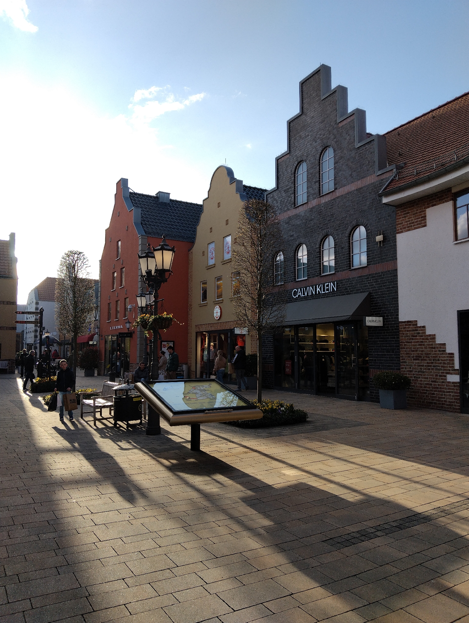 Designer outlet shopping center documented in Ochtrup, Germany