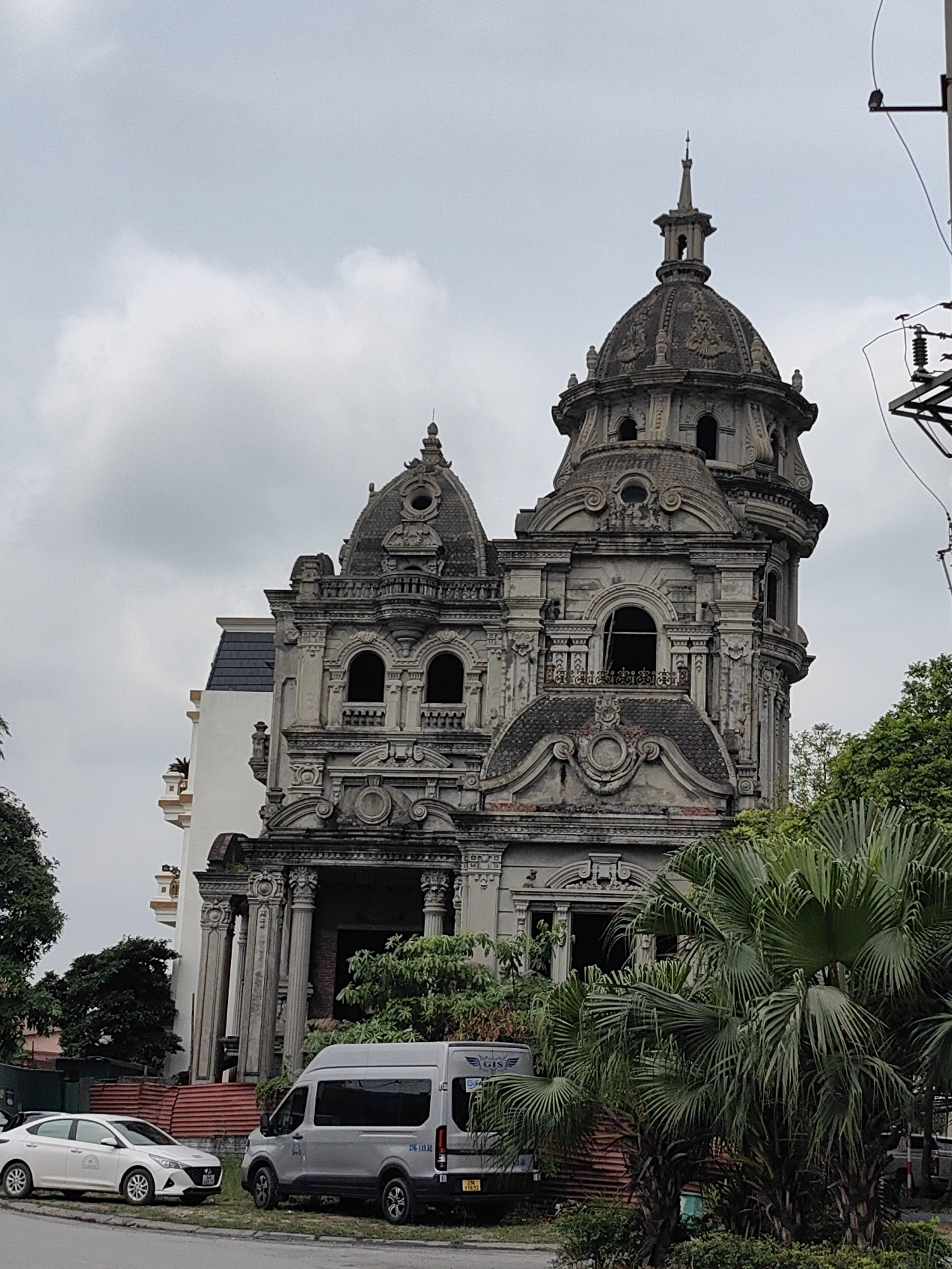 Ornate building with domed architecture documented in Vietnam ward