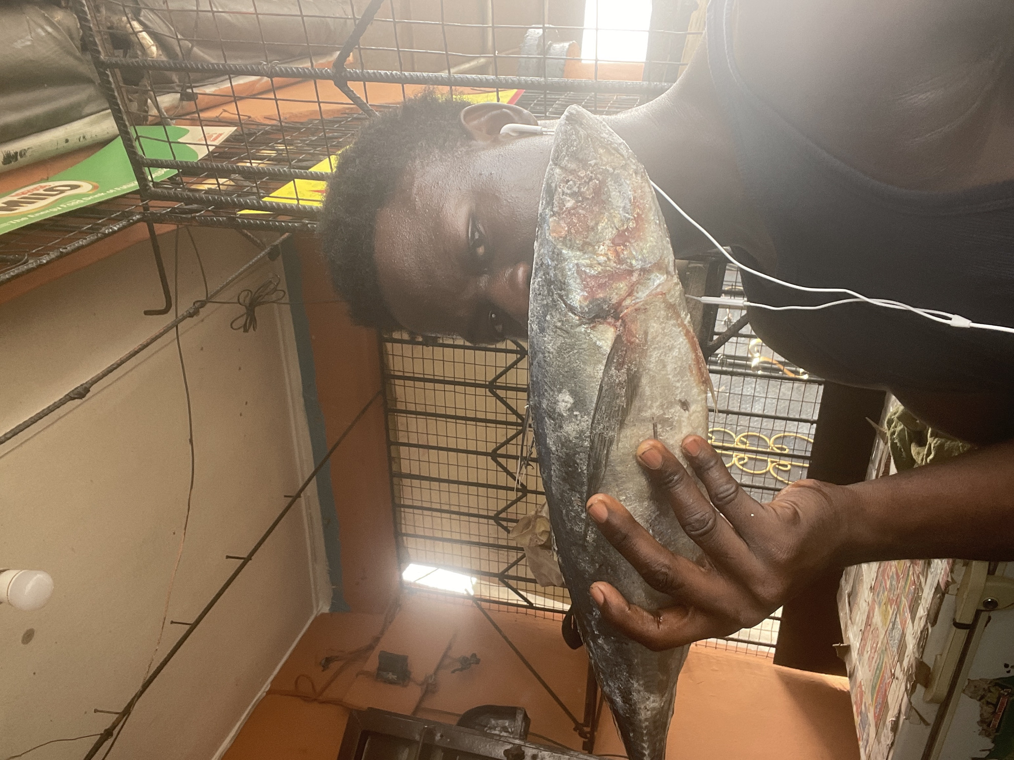 Fish preparation and market activity documented in Badagry, Nigeria
