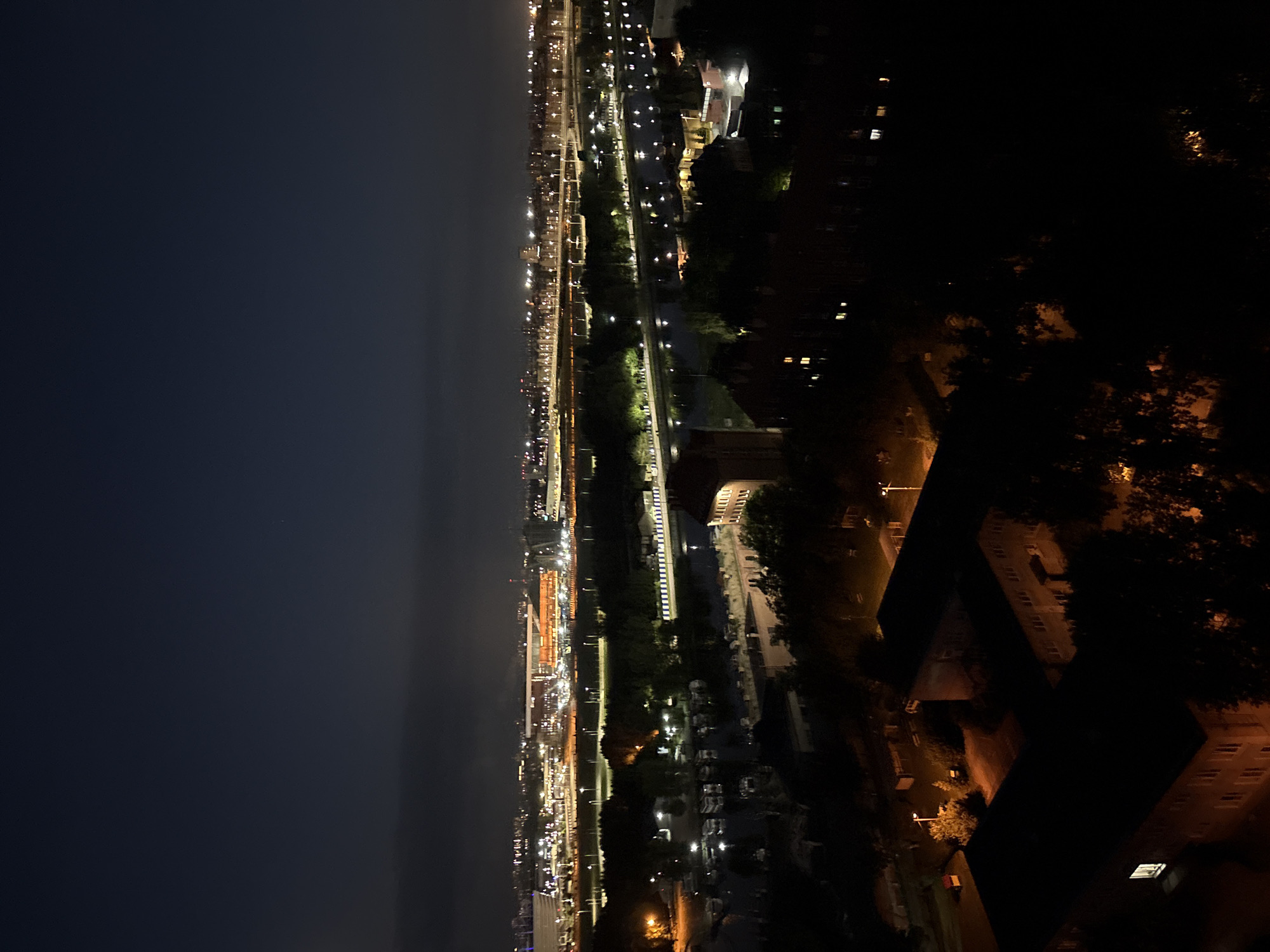 Nighttime Kaliningrad skyline, multiple angles, plus a Pikachu