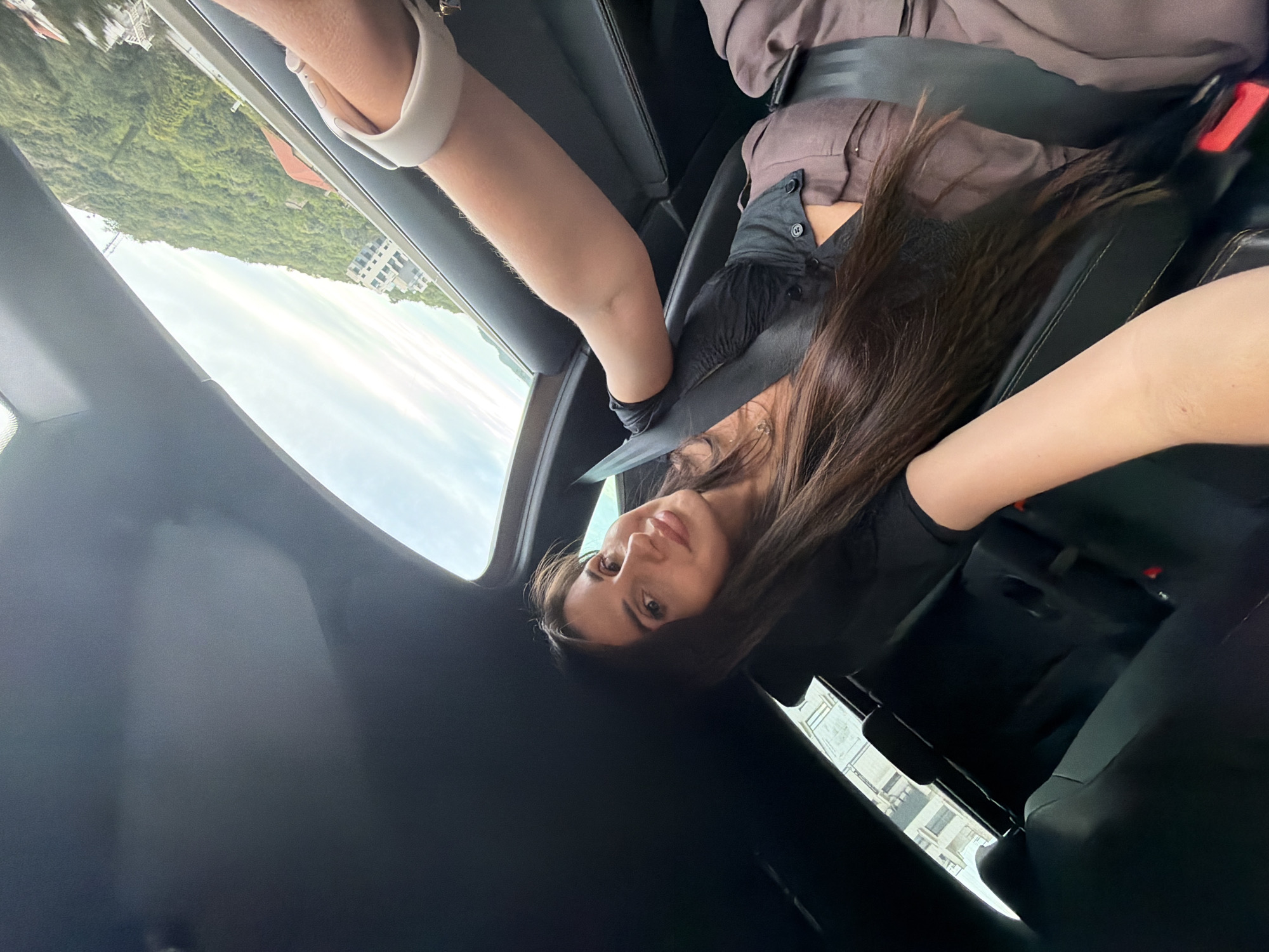 Afternoon drive captured on Montenegro highway near Boreti