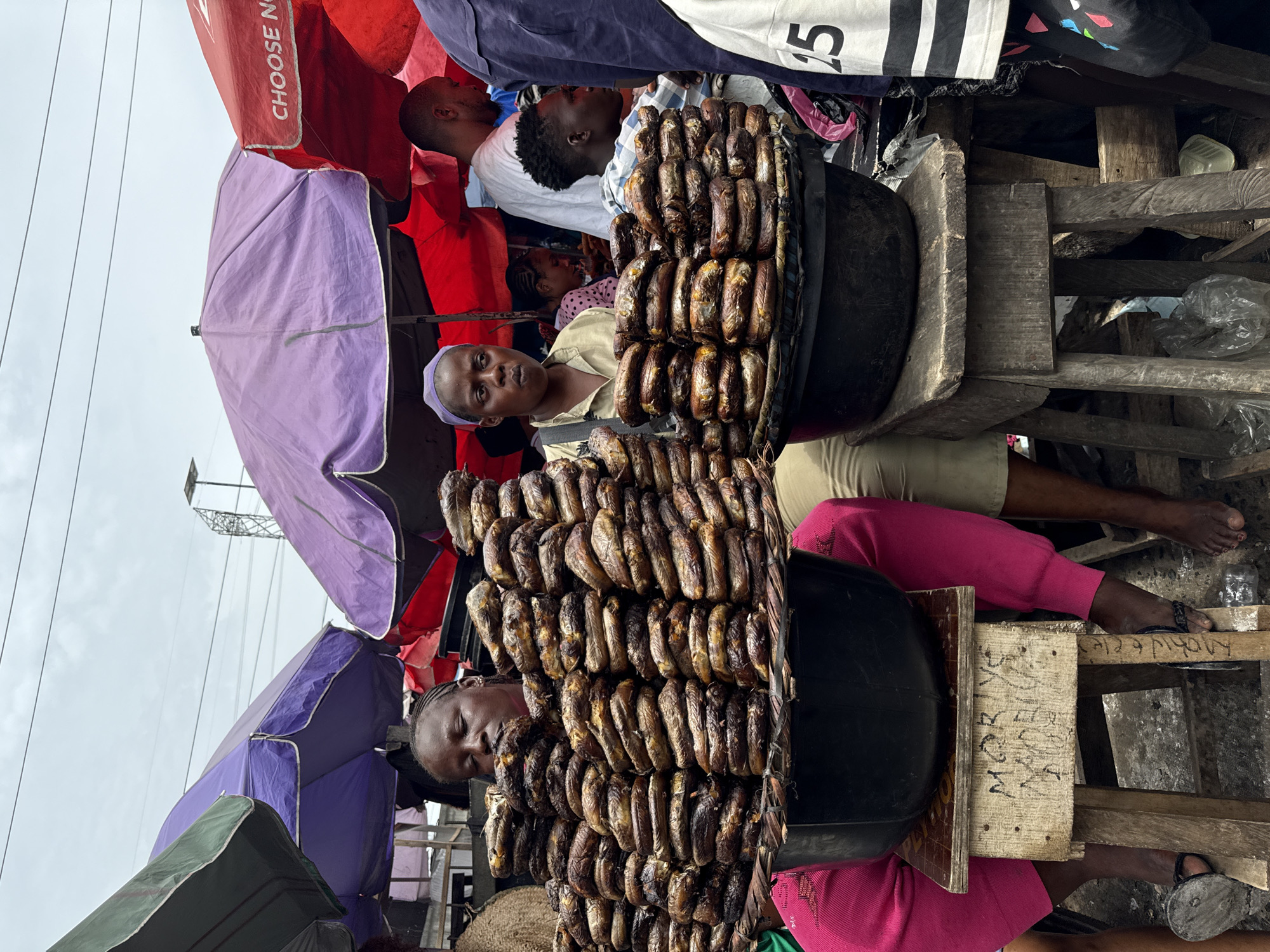 Daily market life captured in Lekki, Nigeria