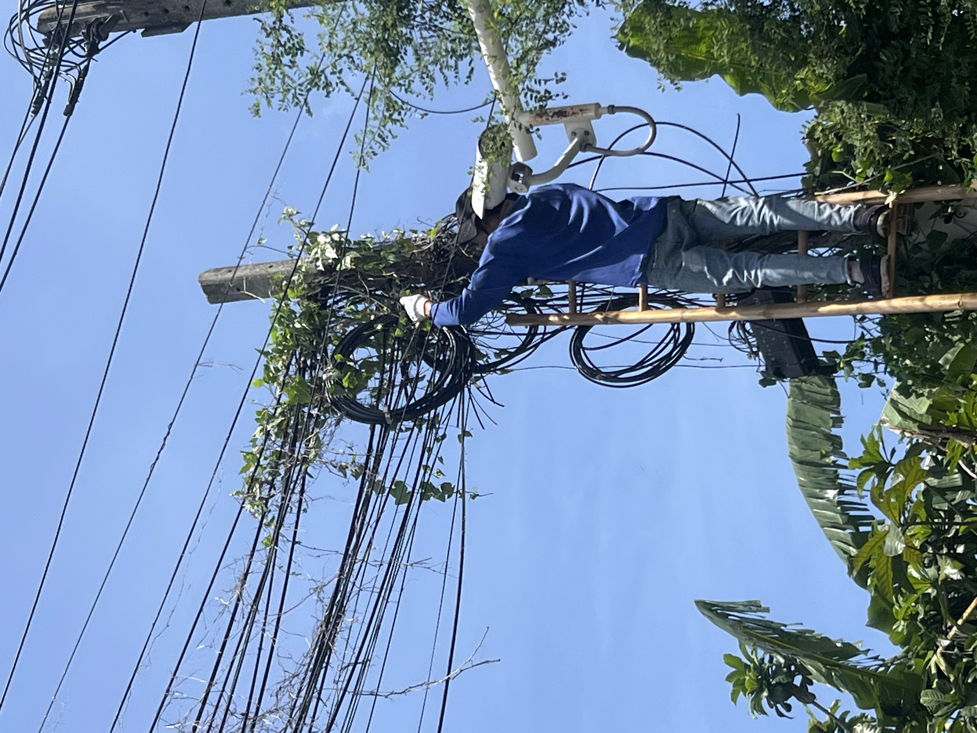 Quiet street life and local activity in Choeng Thale, Phuket