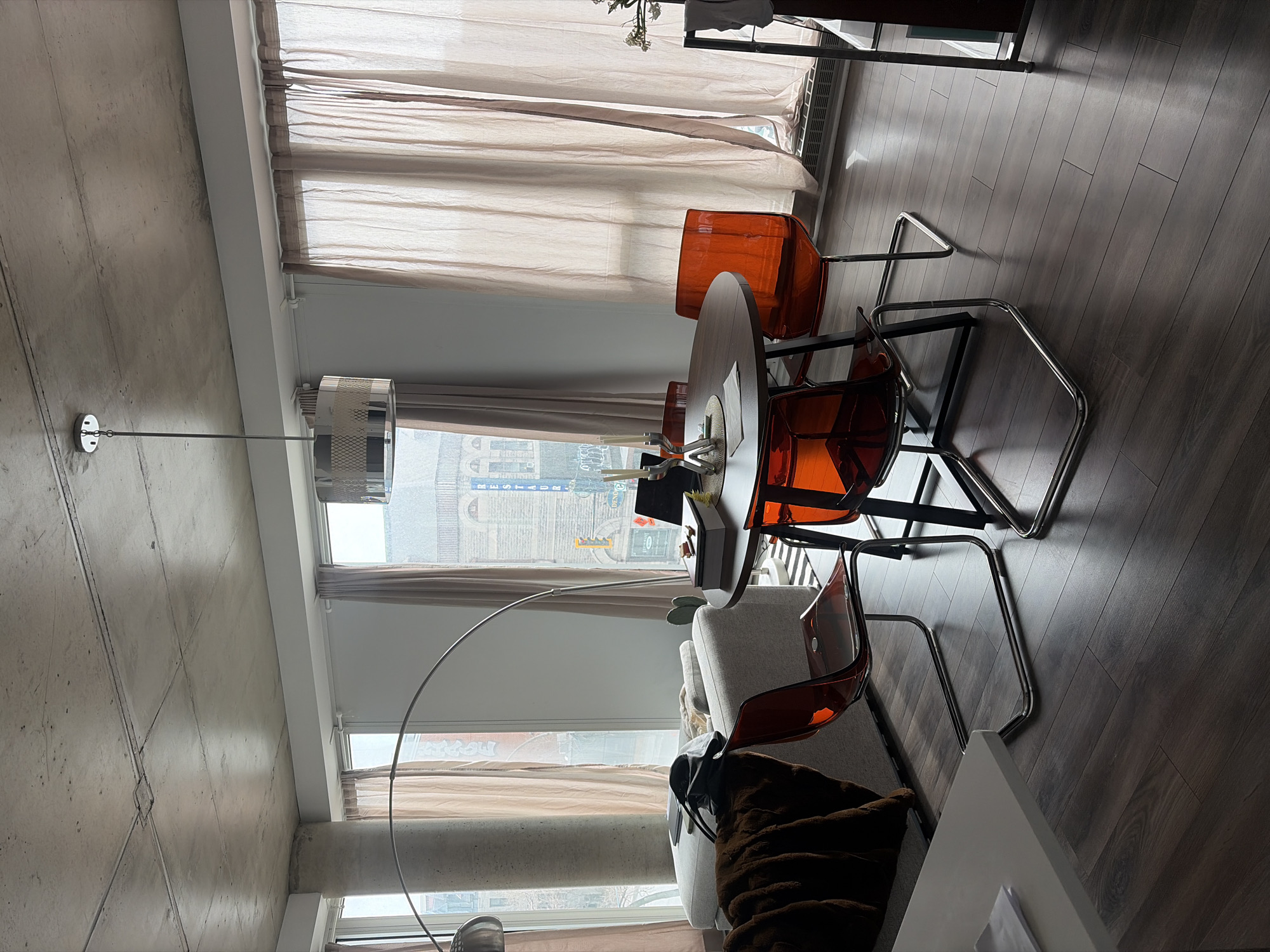 Montreal resident captures modern dining area with city view