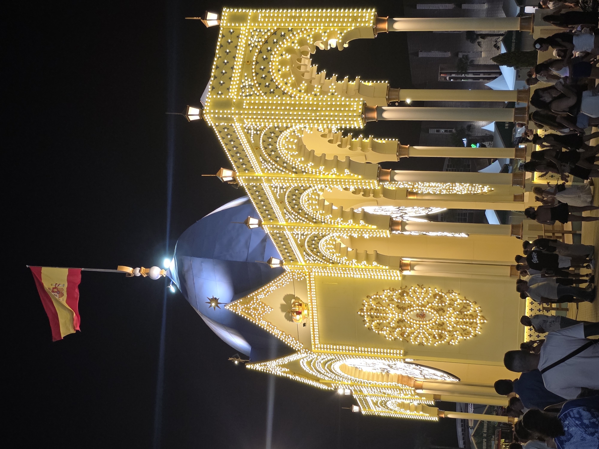 Feria de Málaga lights up the night in August